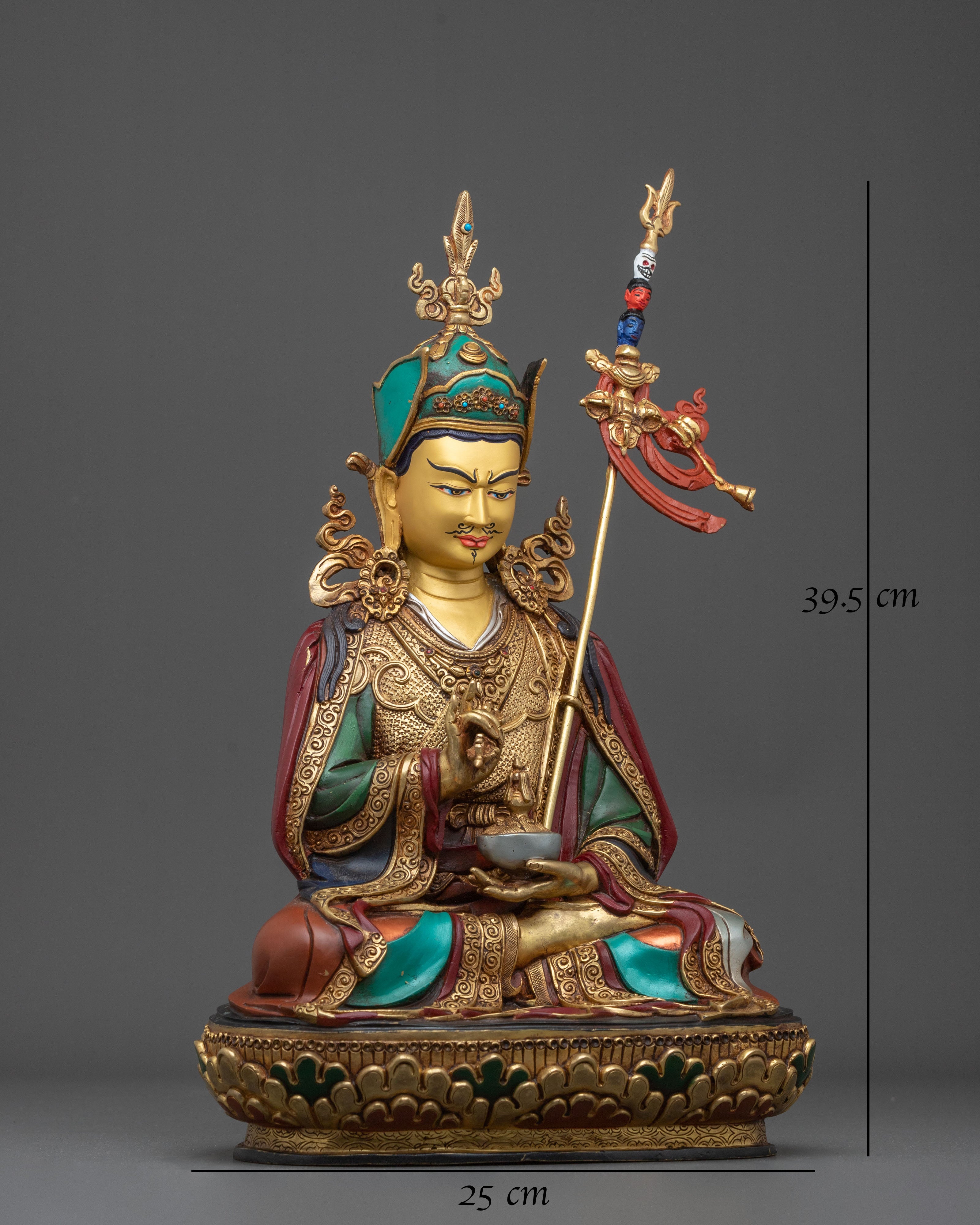 Guru Tsokye Dorje Buddhist Figurine | Symbol of Wisdom and Protection