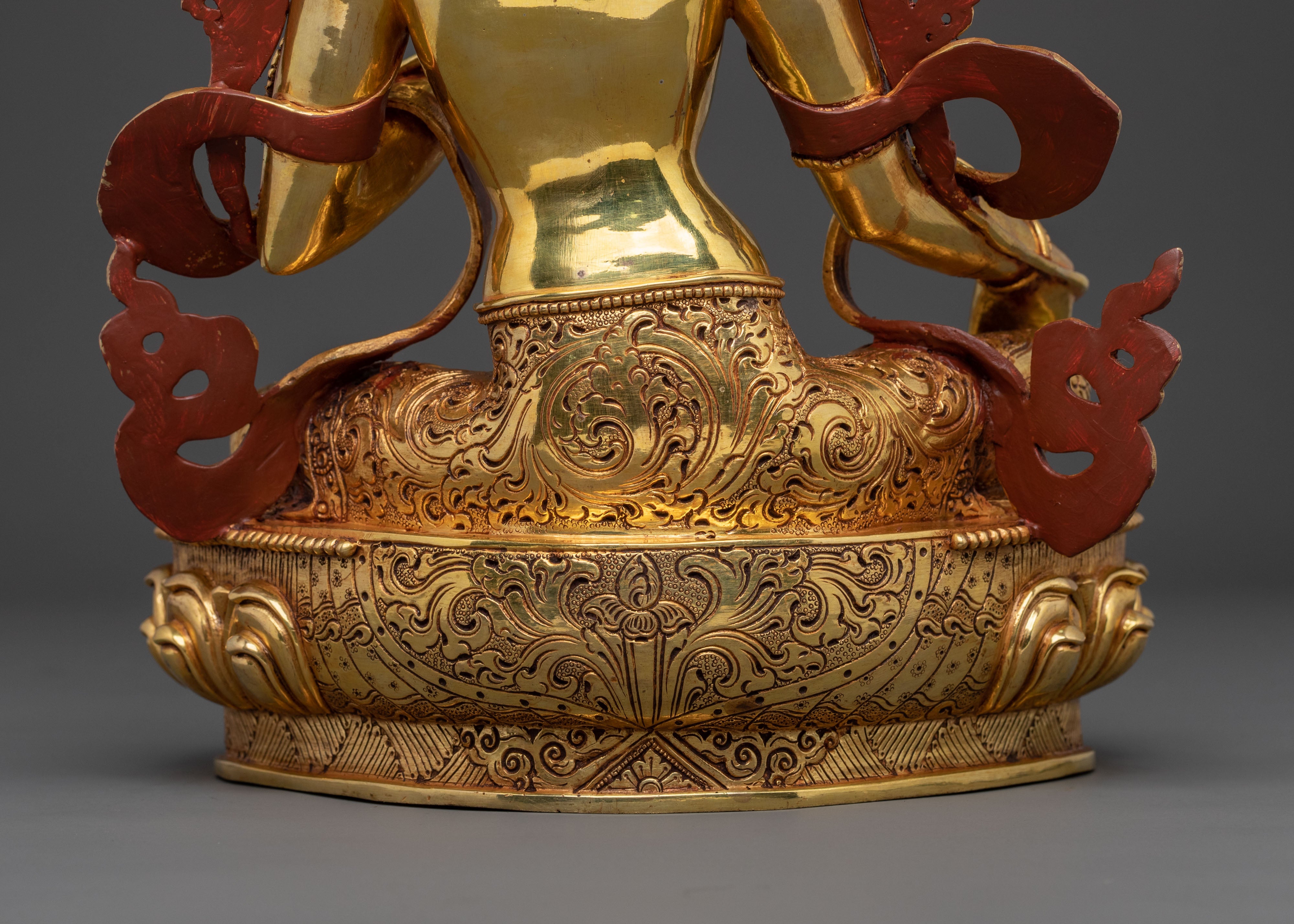 Sacred Protection Green Tara Statue: Compassionate Goddess
