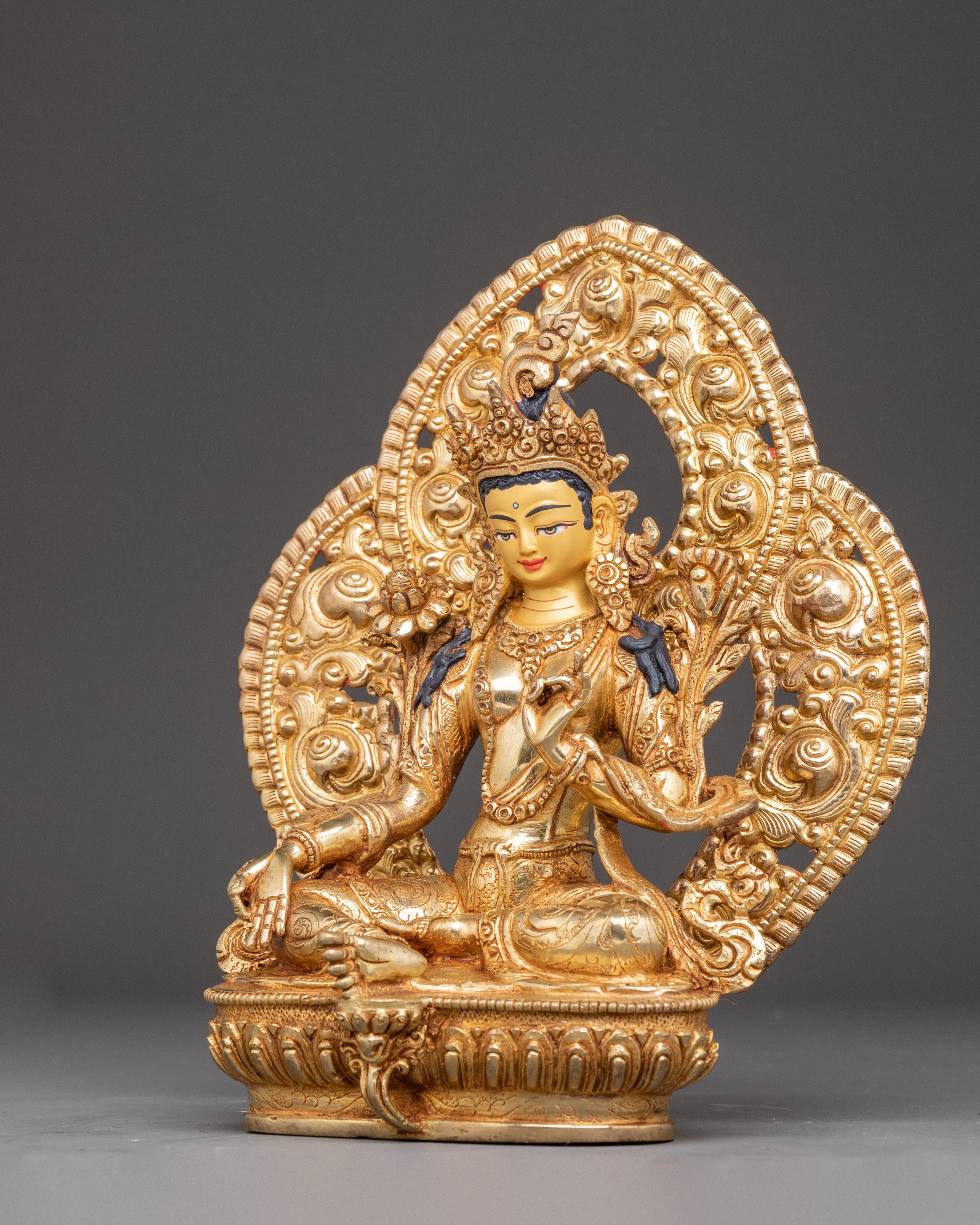 Mother Green Tara Radiant Statue | Compassionate Goddess