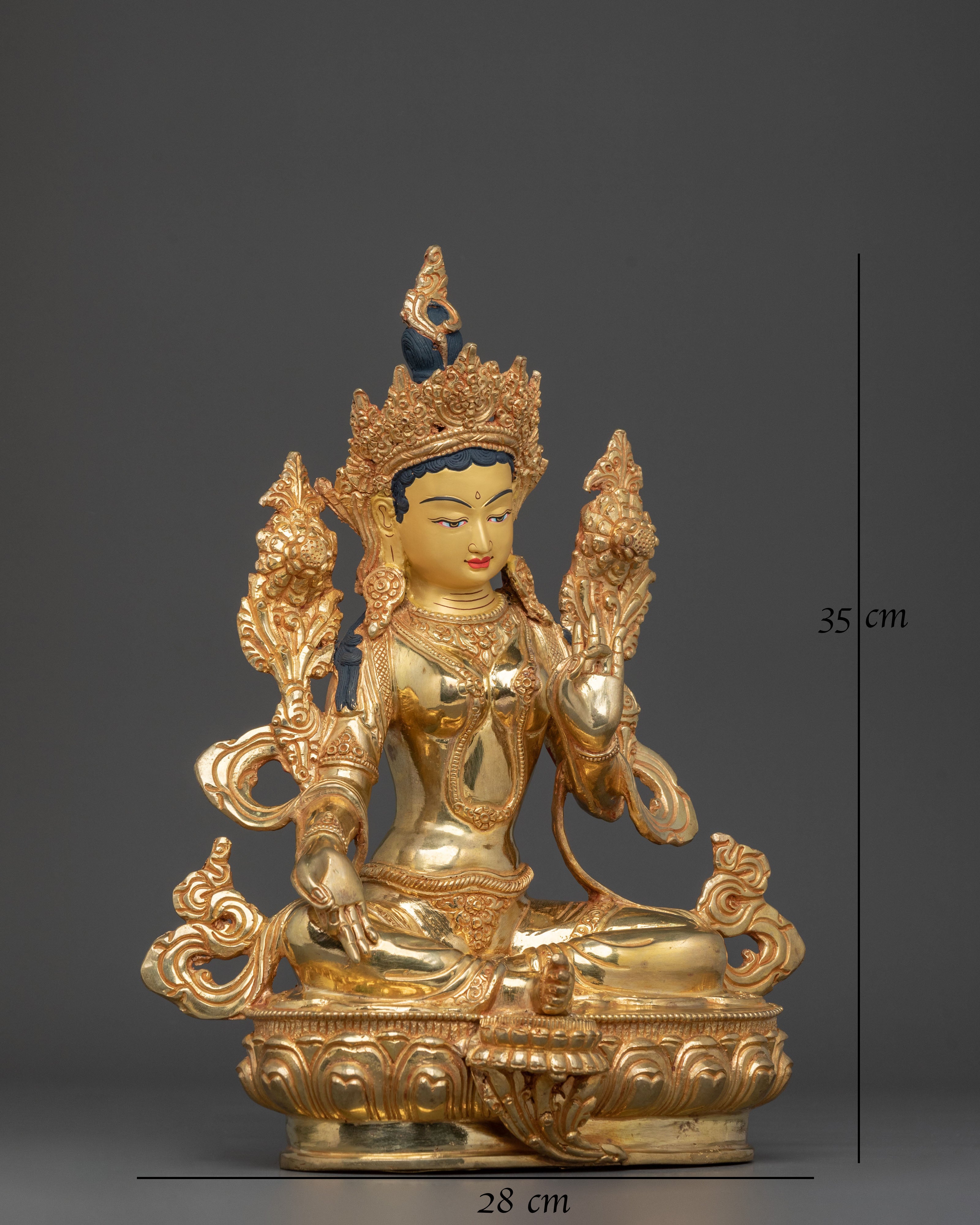 Green Tara Statue | Tibetan Buddhist Goddess