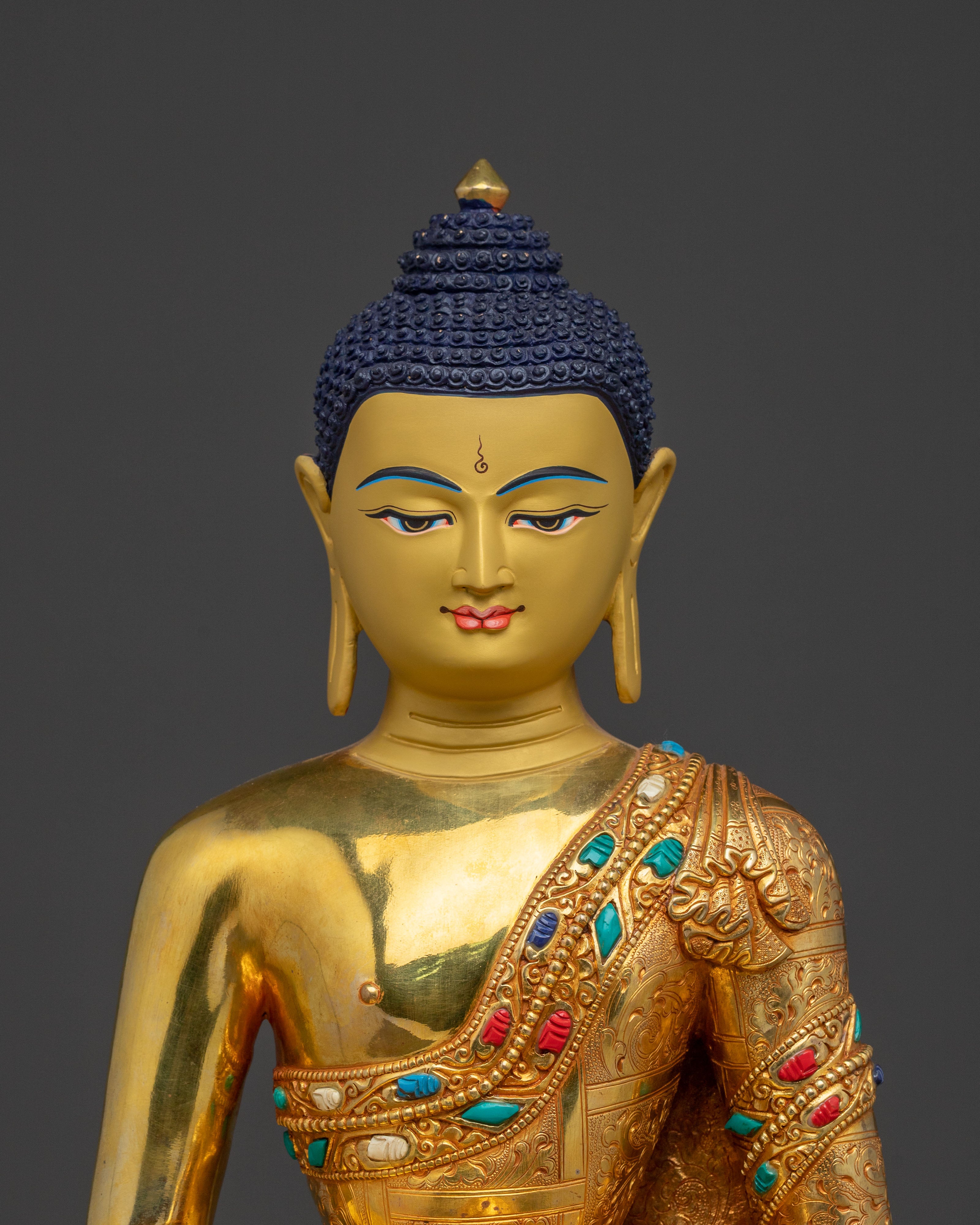 Amitabha Buddha Divine Peace Statue – Hand-Gilded Art
