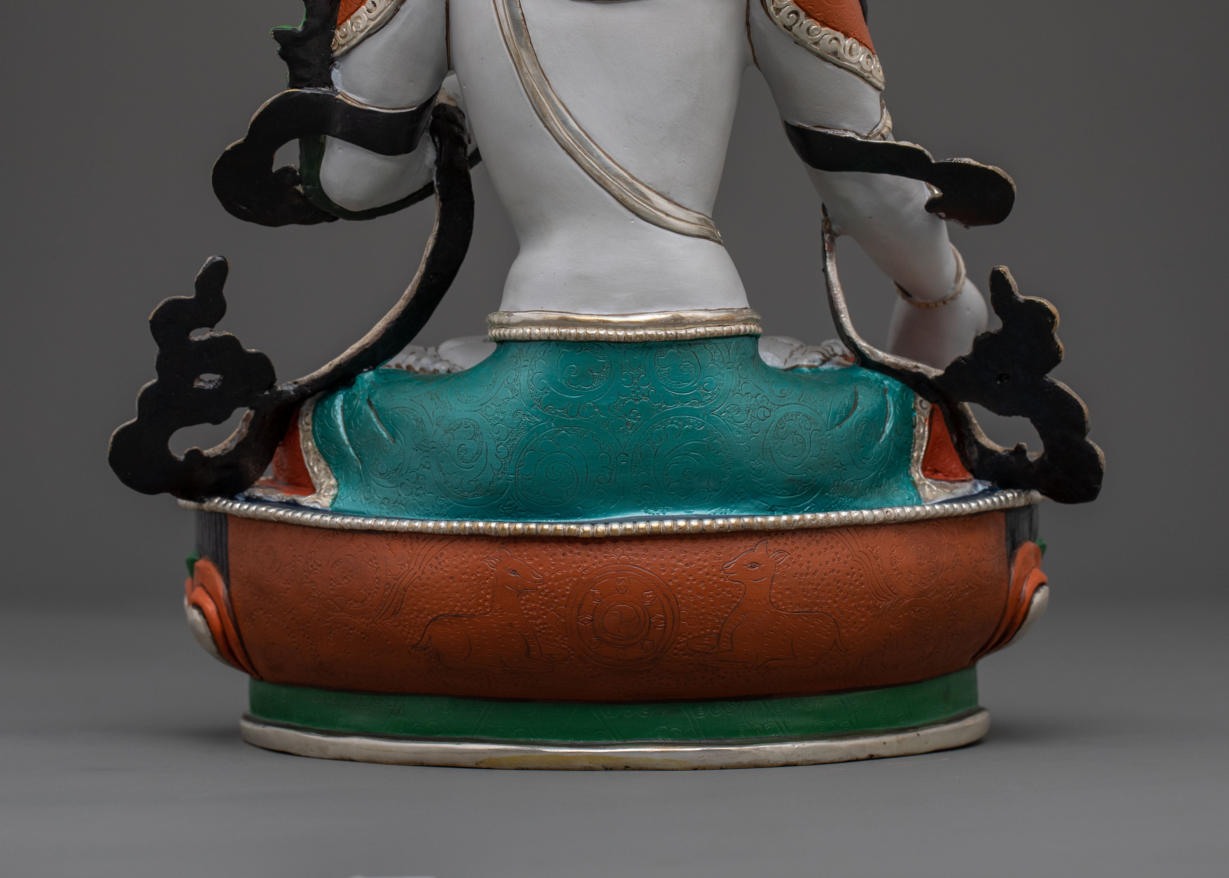 White Tara Statue | Tibetan Buddhist Guardian