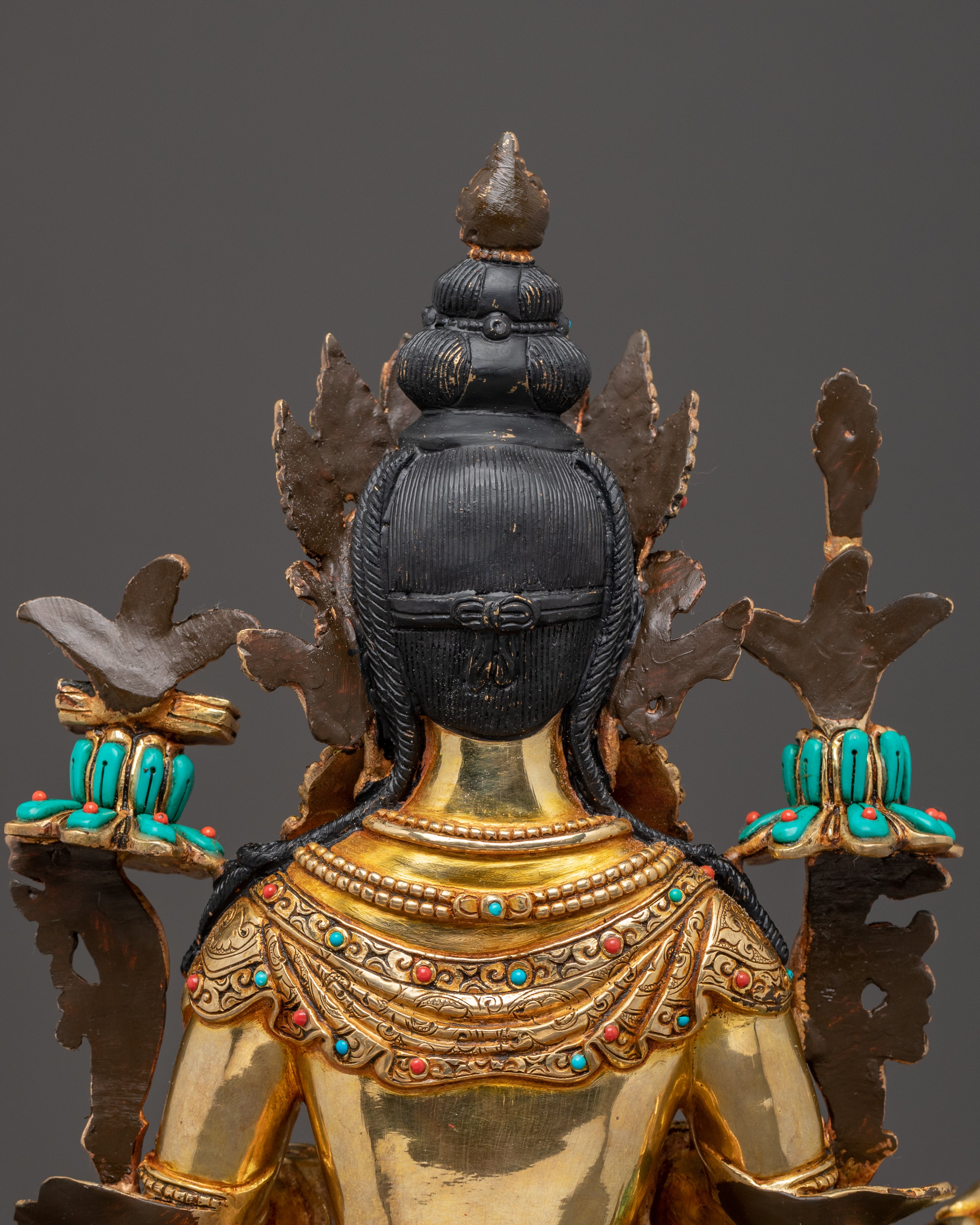 Divine Statue of Simhanada Manjushri | Himalayan Handcrafted Art