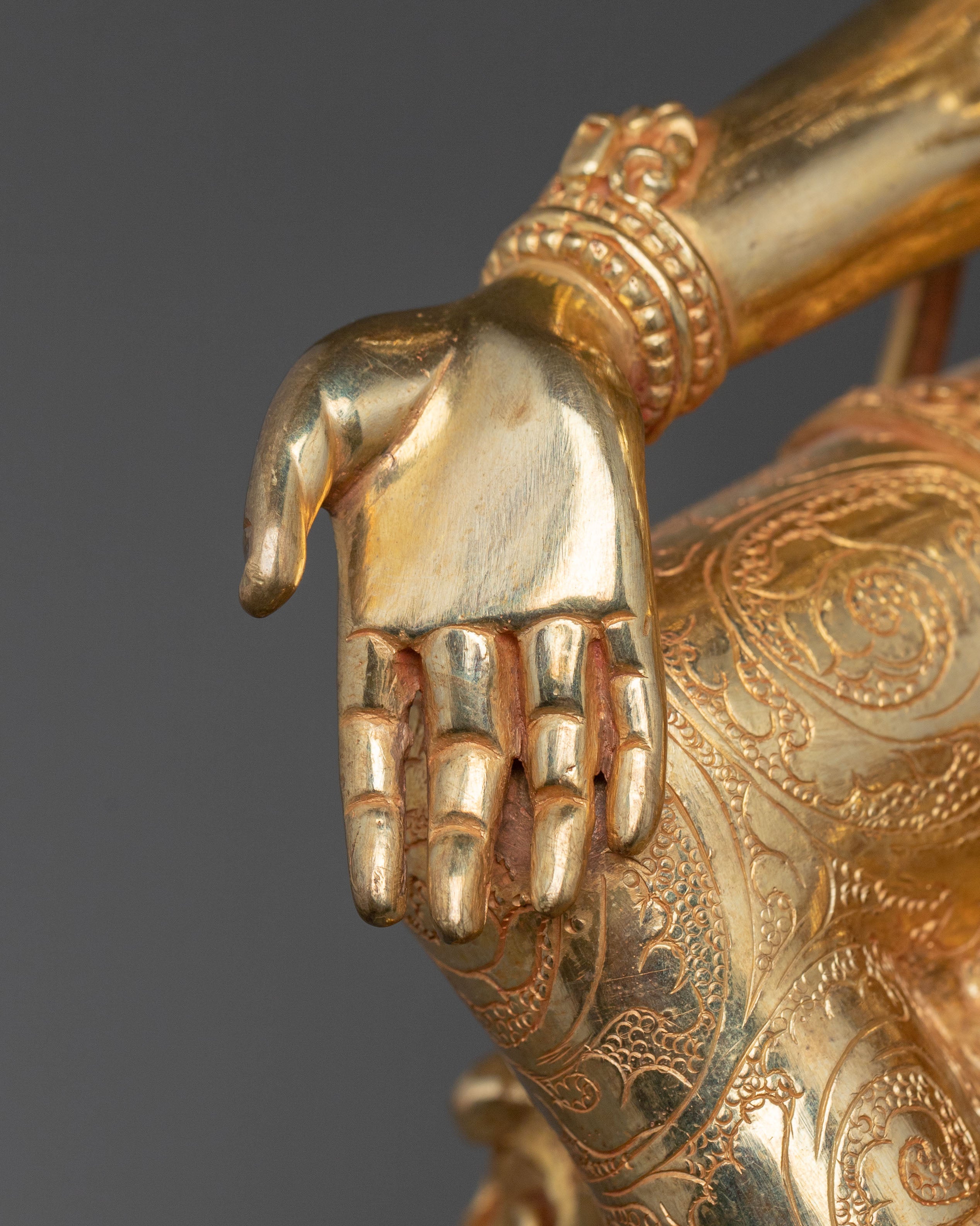 Syama Tara Handcrafted Statue – Exquisite 24K Gold Gilded