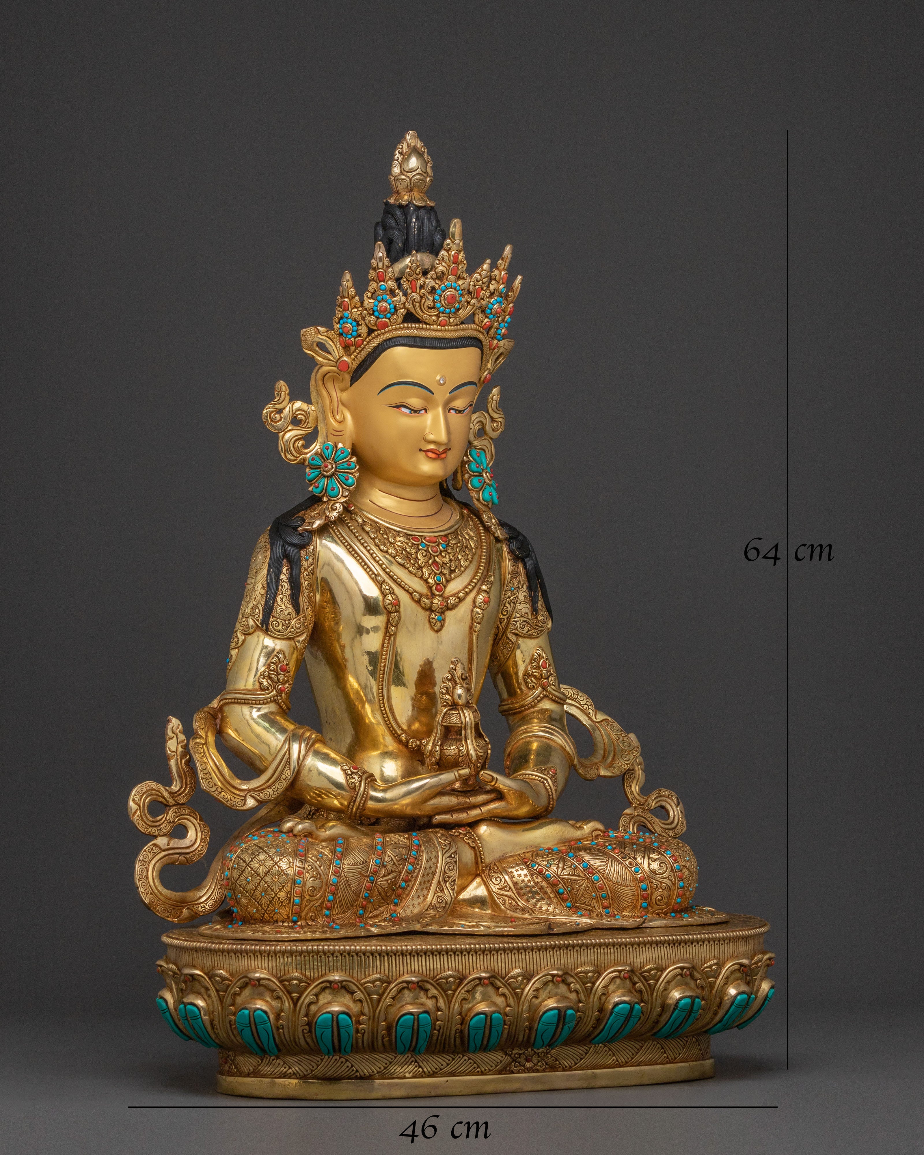 Sacred Amitayus Buddha Statue | Spiritual Figure