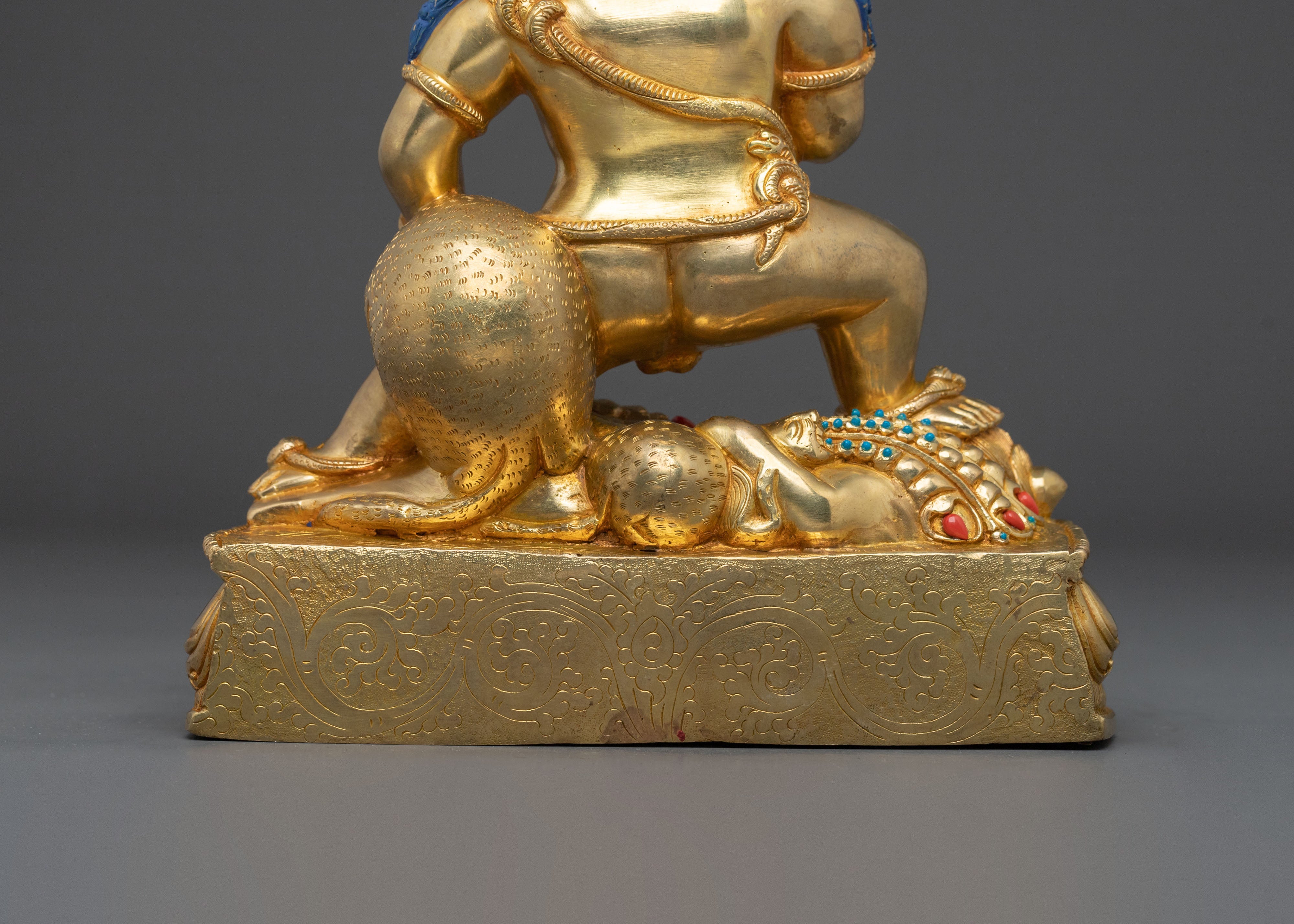 Black Dzambhala Wealth God Statue | Wealth Deity of Prosperity