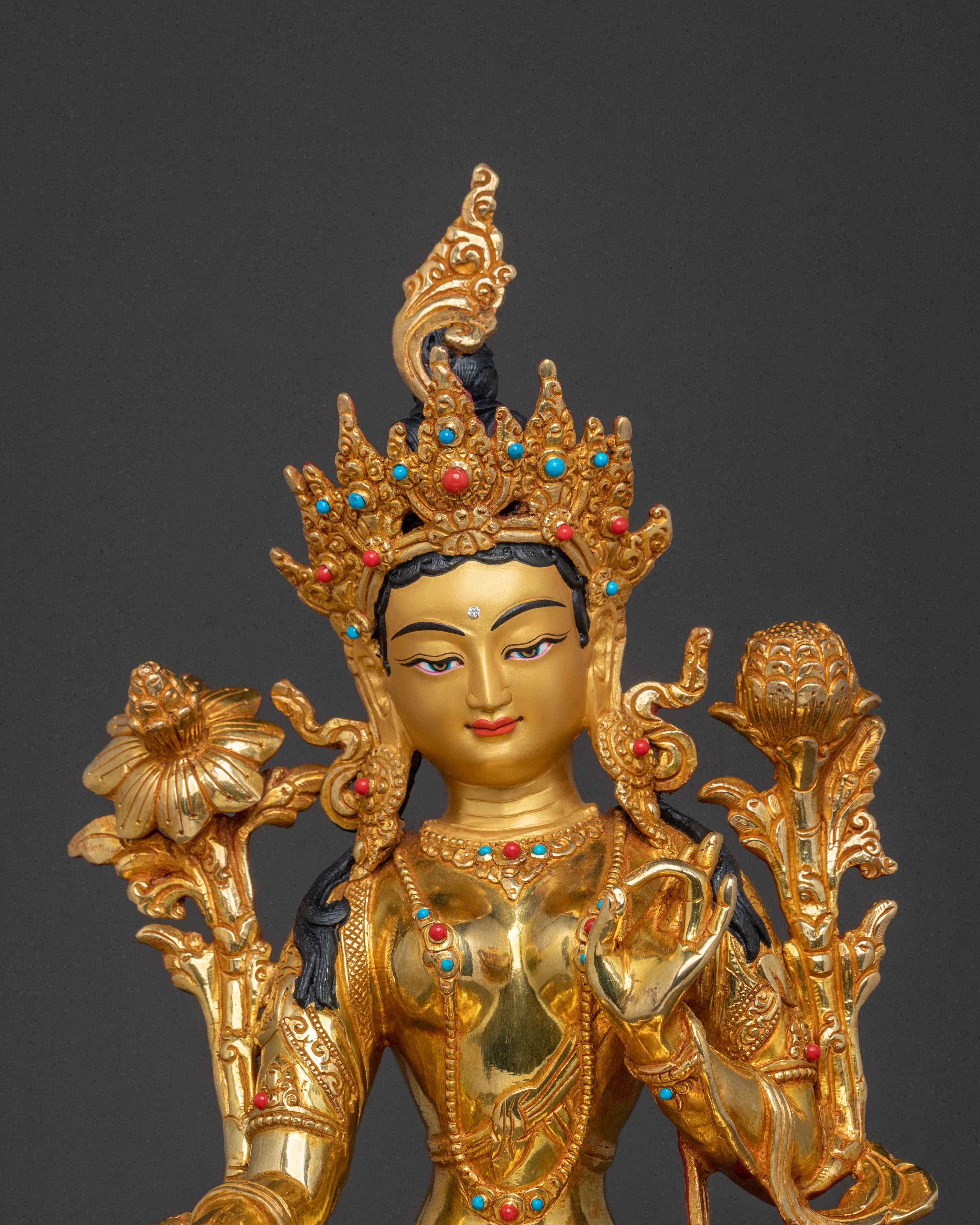 Green Tara Statue | Mother of All Buddhas