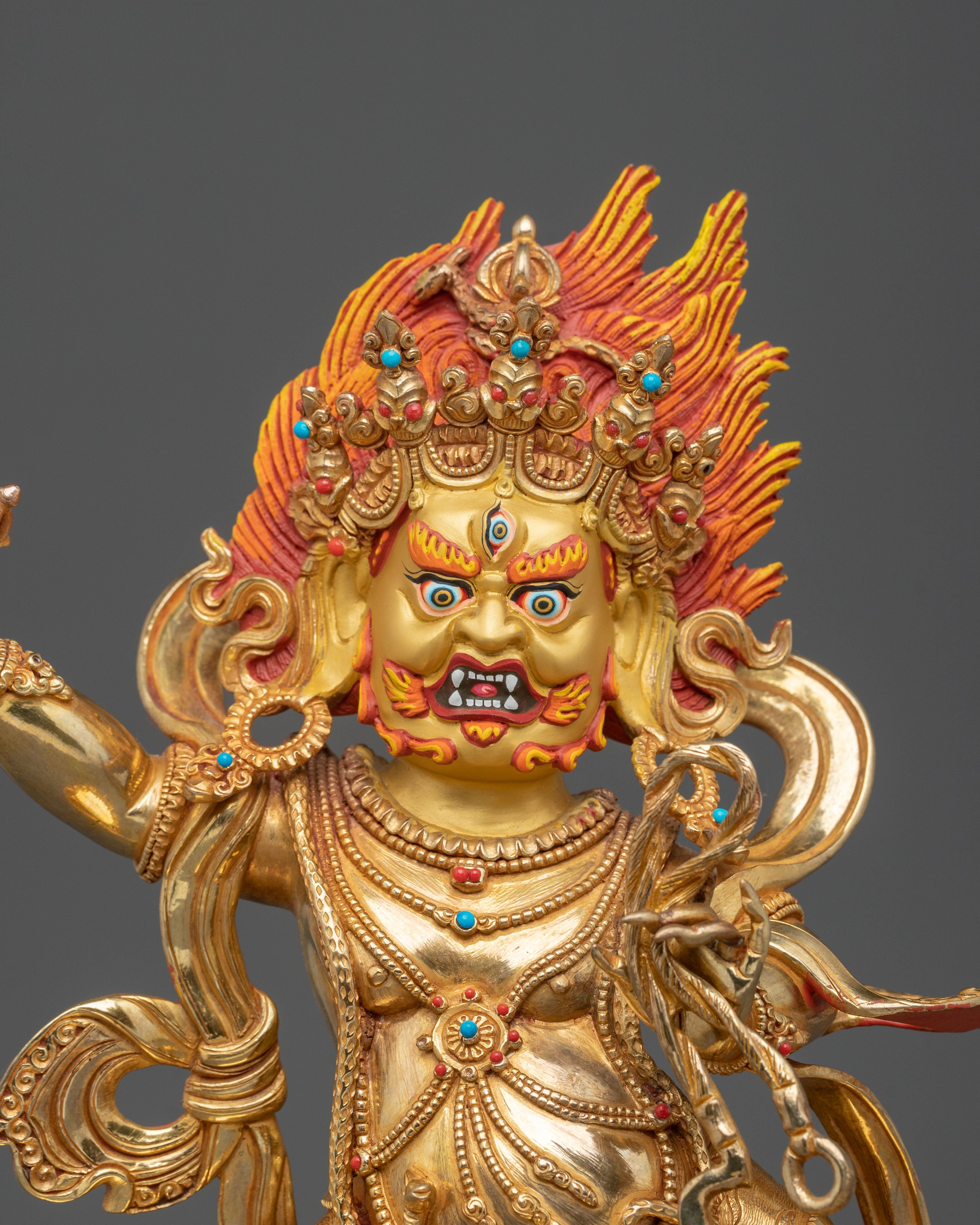 Vajrapani Buddhist Protection Statue | Dharma Guardian Sculpture