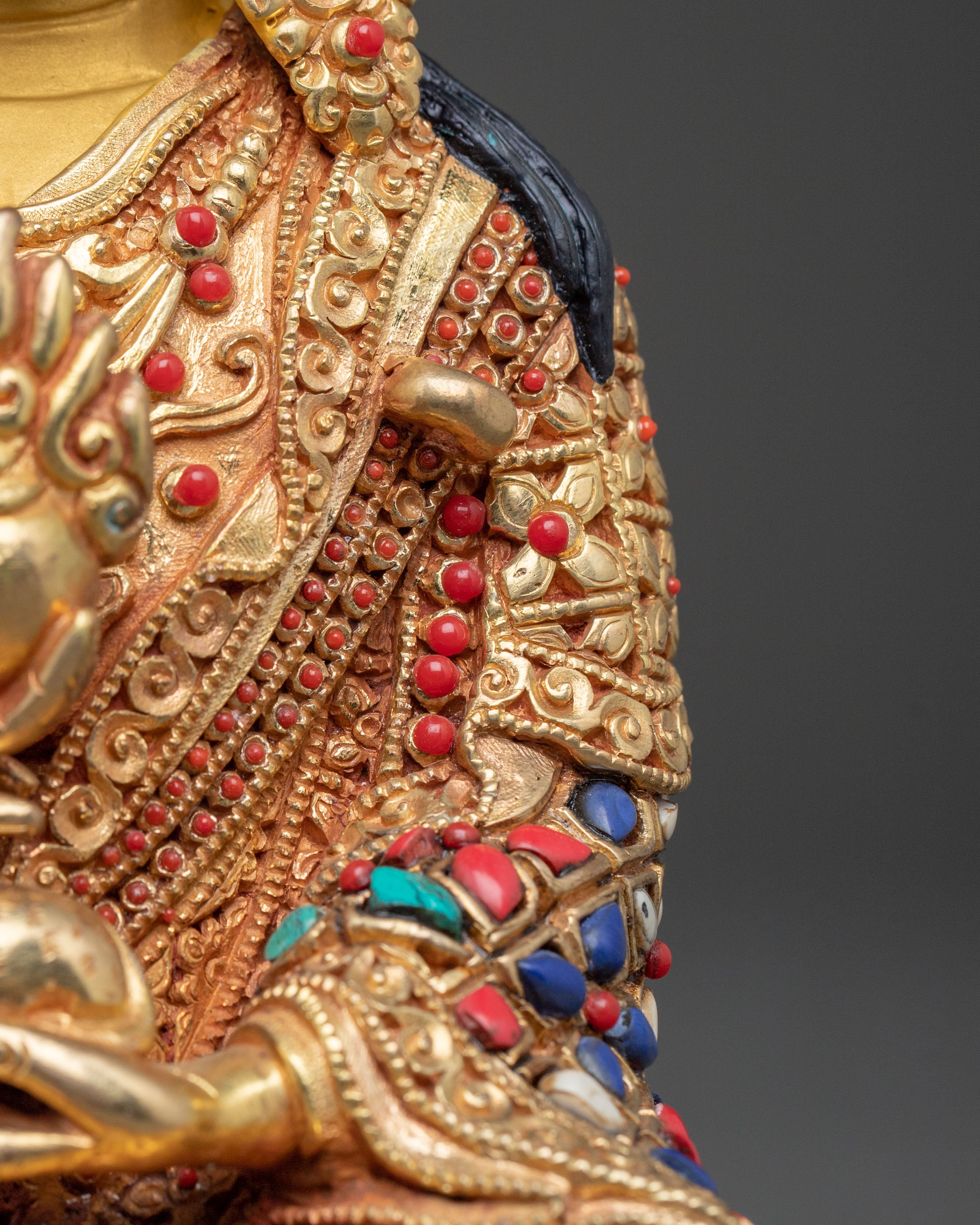 Handcrafted Guru Norlha Spiritual Statue | Home Decor