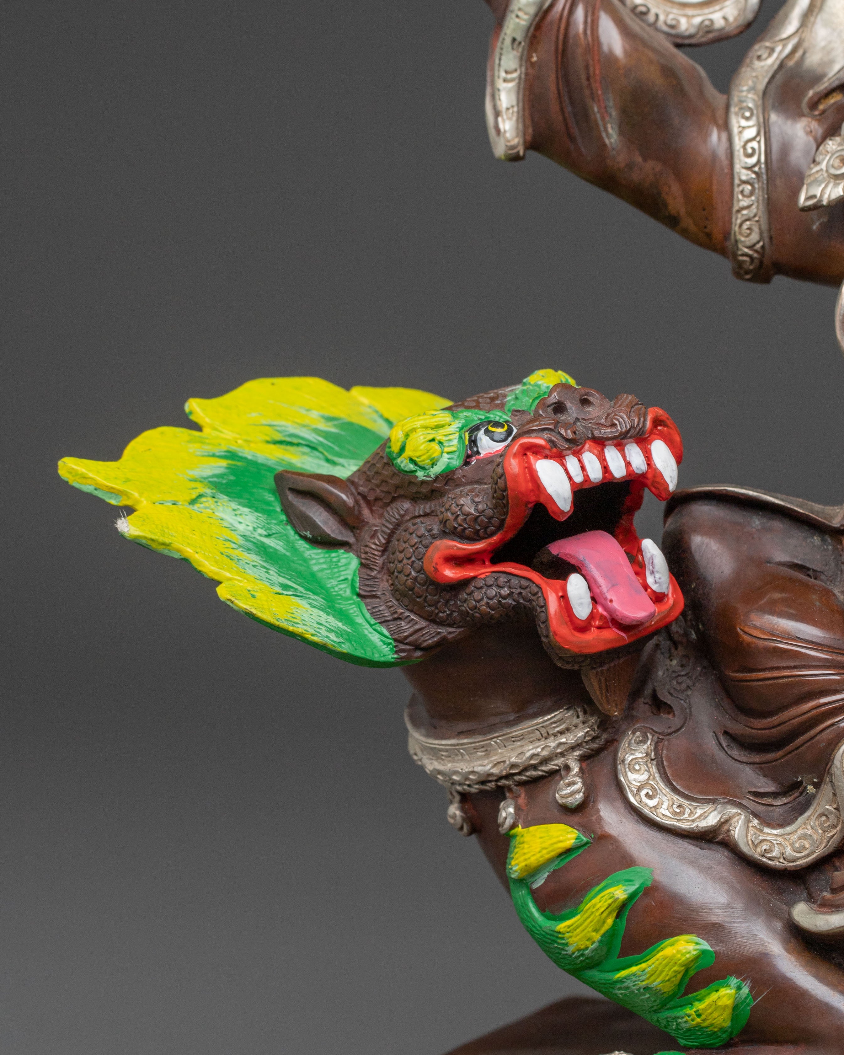 Droje Legpa: Gilded Protector Statue