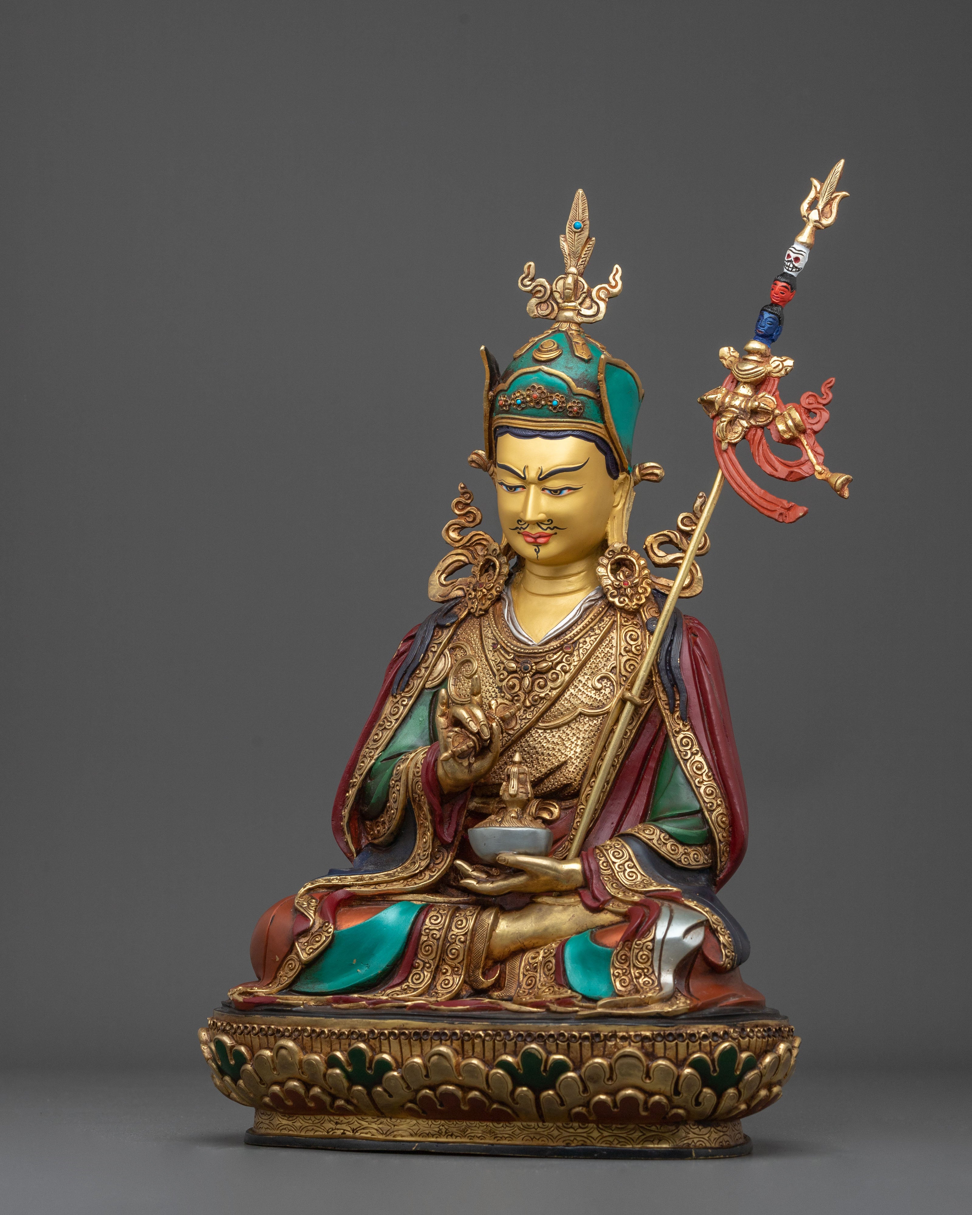 Guru Tsokye Dorje Buddhist Figurine | Symbol of Wisdom and Protection