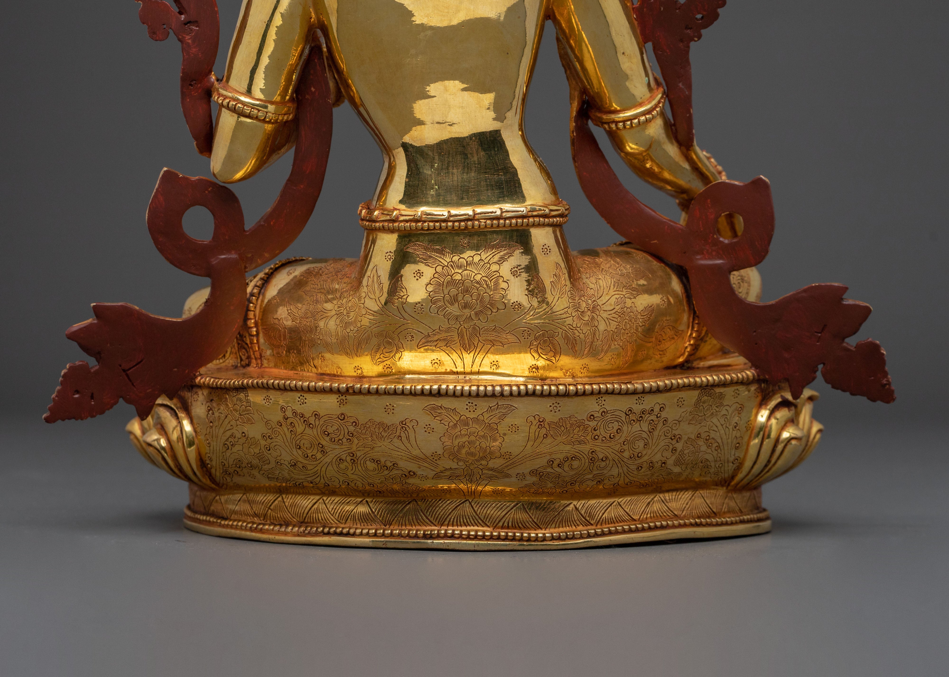 Green Tara Statue | Sacred Buddhist Goddess
