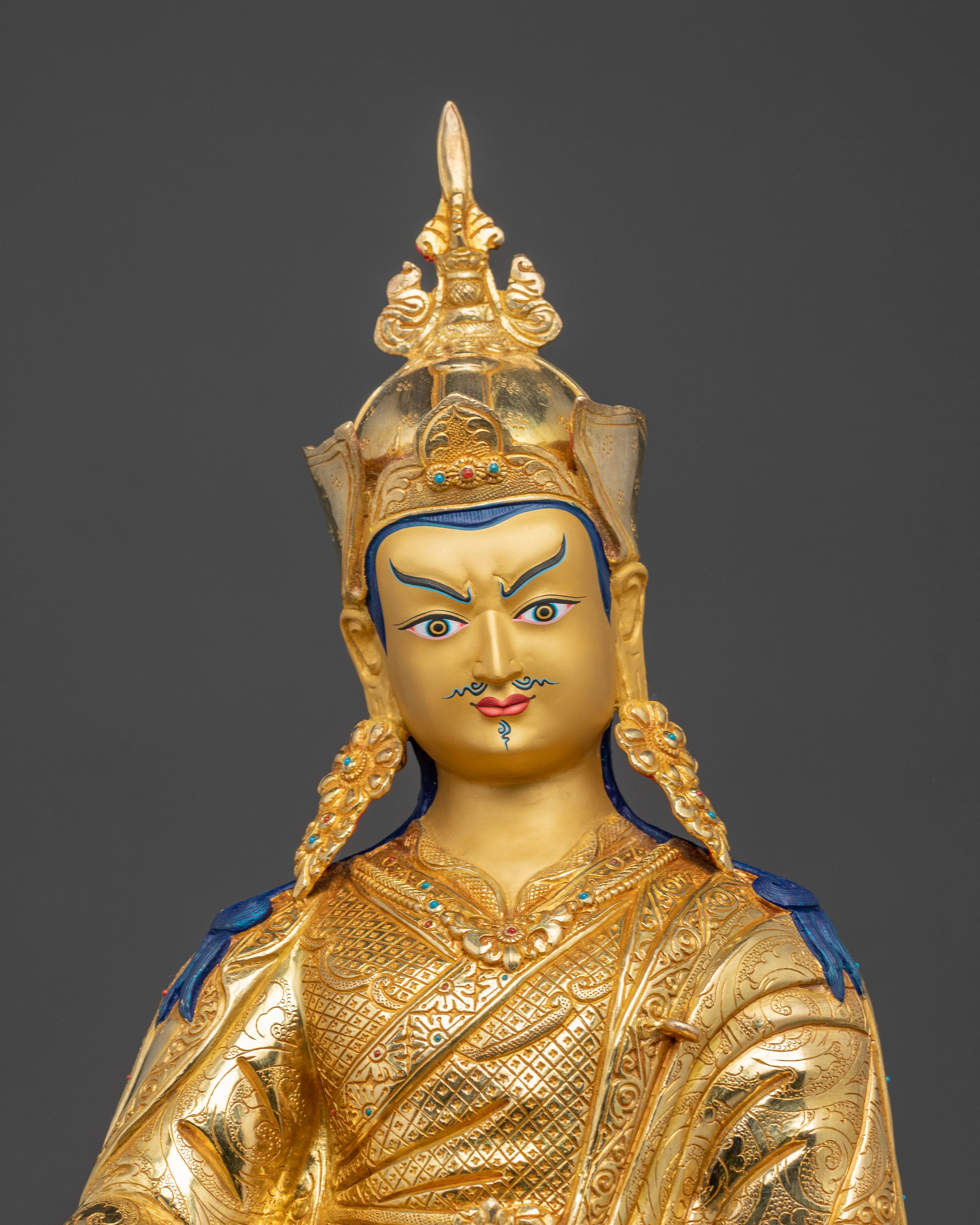 Guru Rinpoche Statue: Master of Vajrayana Tantric Buddhism