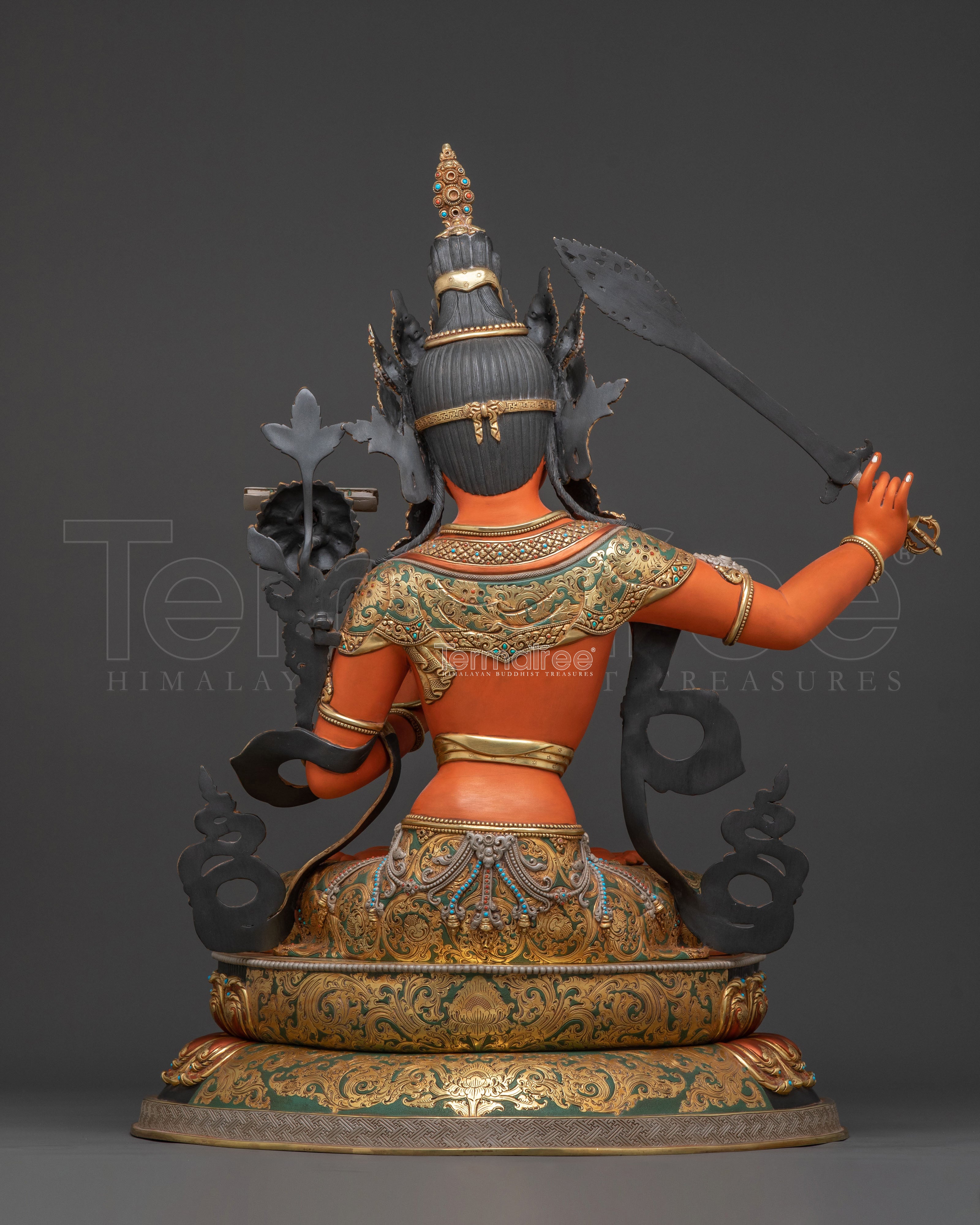 Manjushri Awakening Statue | Bodhisattva of Wisdom and Knowledge