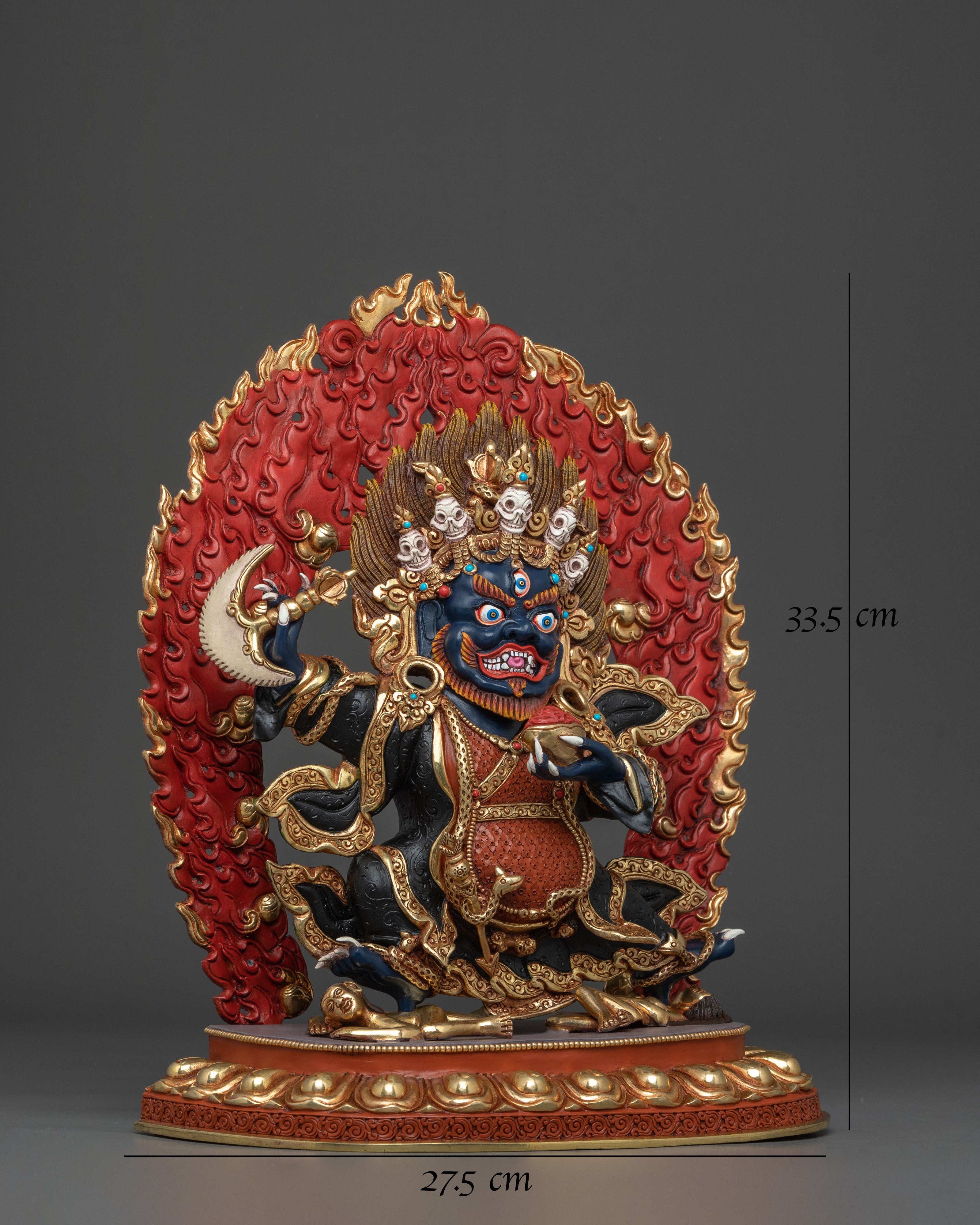 Mahakala Bernakchen Sacred Figurine | Altar Decor