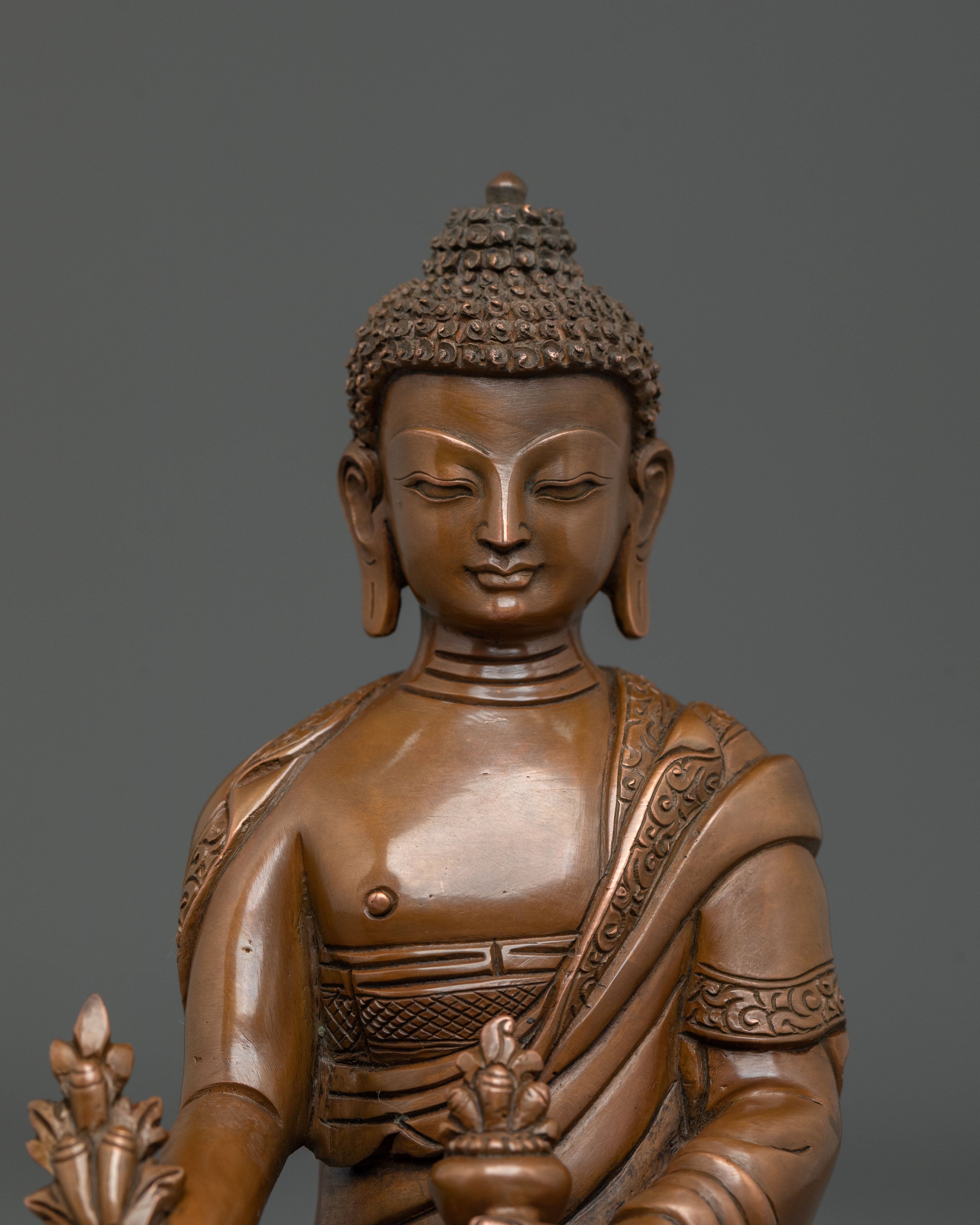 Medicine Buddha Figurine of Healing Light | Buddhist Shrine