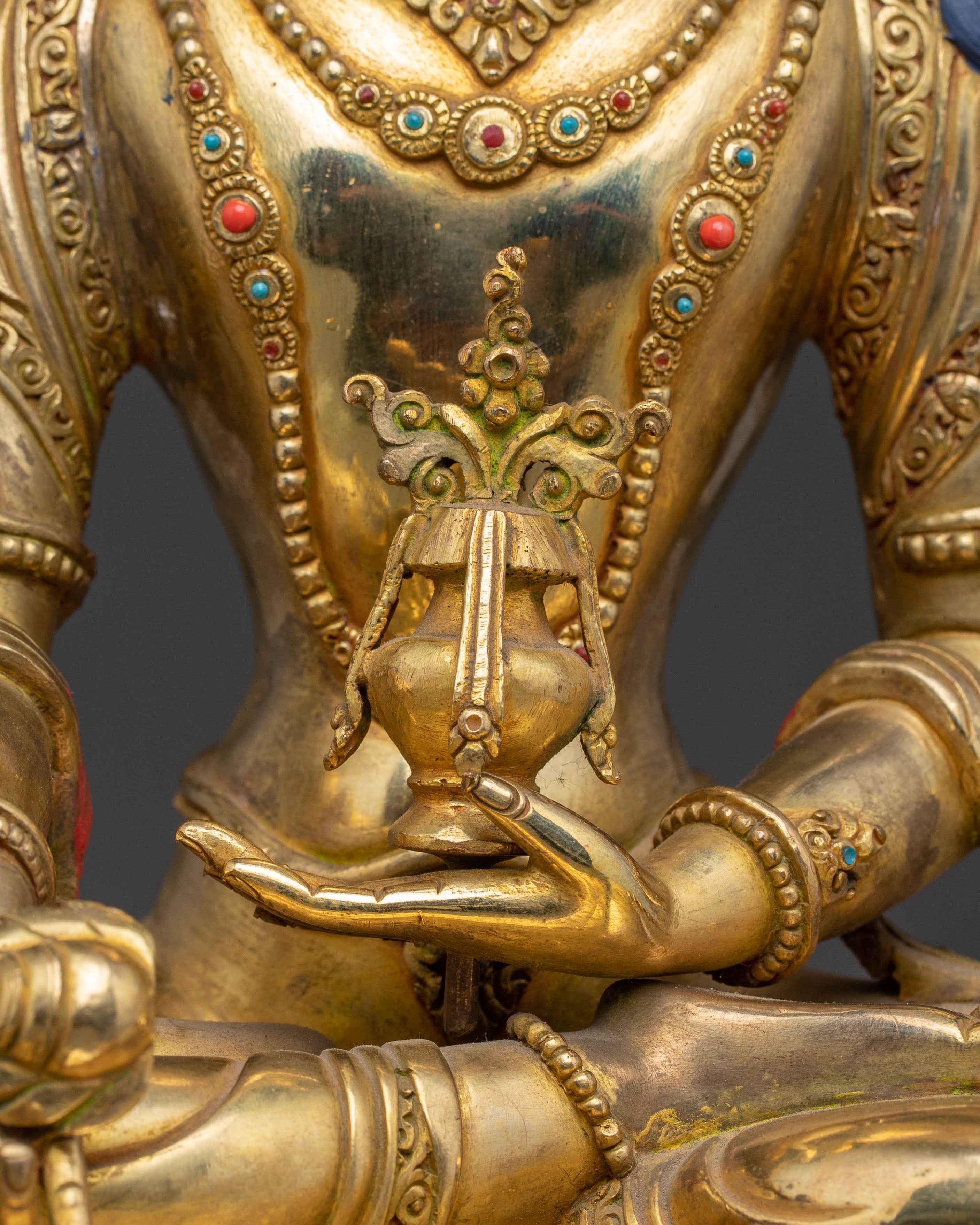 Divine Bodhisattva Ksitigarbha Statue | Himalayan Handcrafted Art