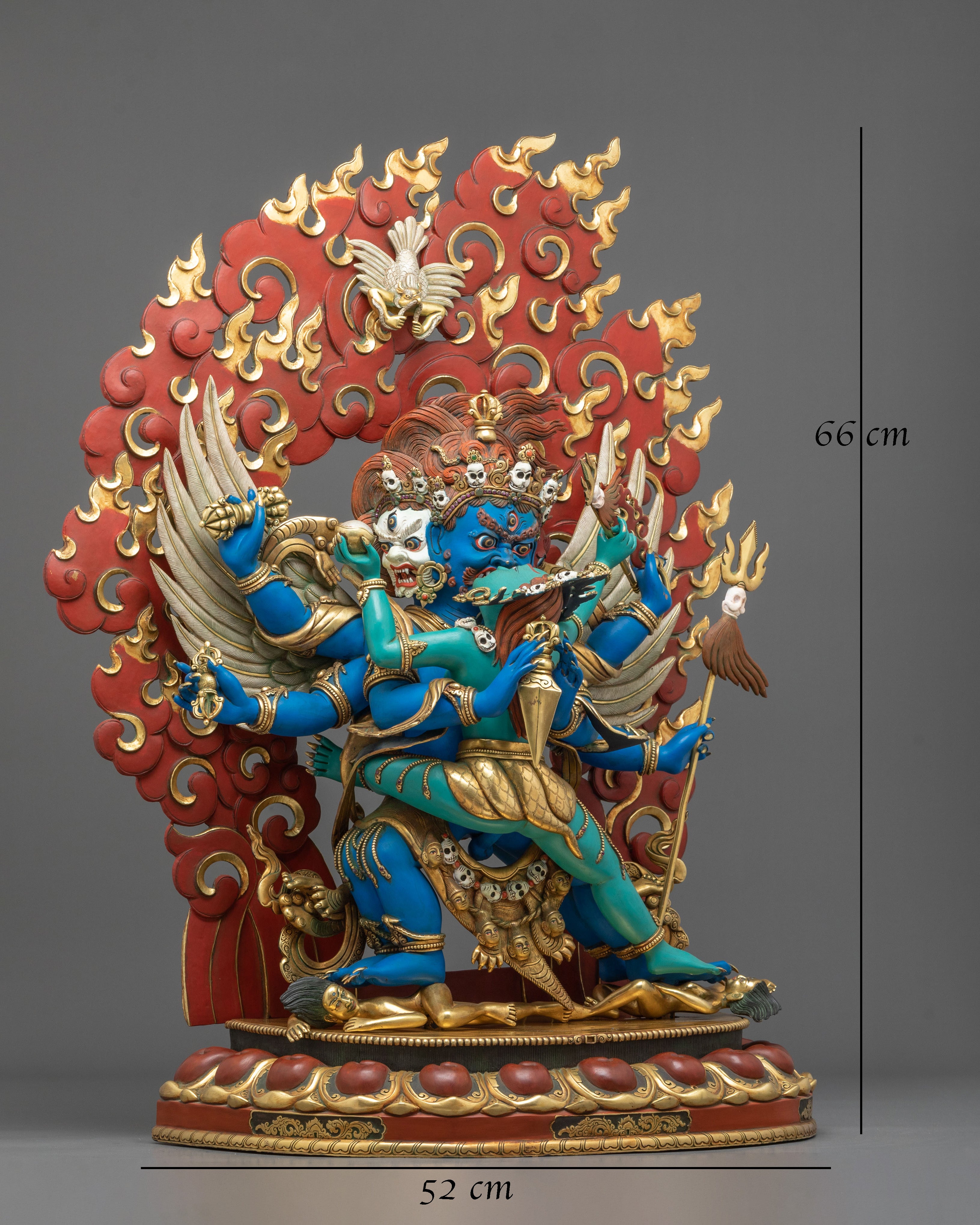 Buddhist Statue of Vajrakilaya | Wrathful Deity for Removing Obstacles