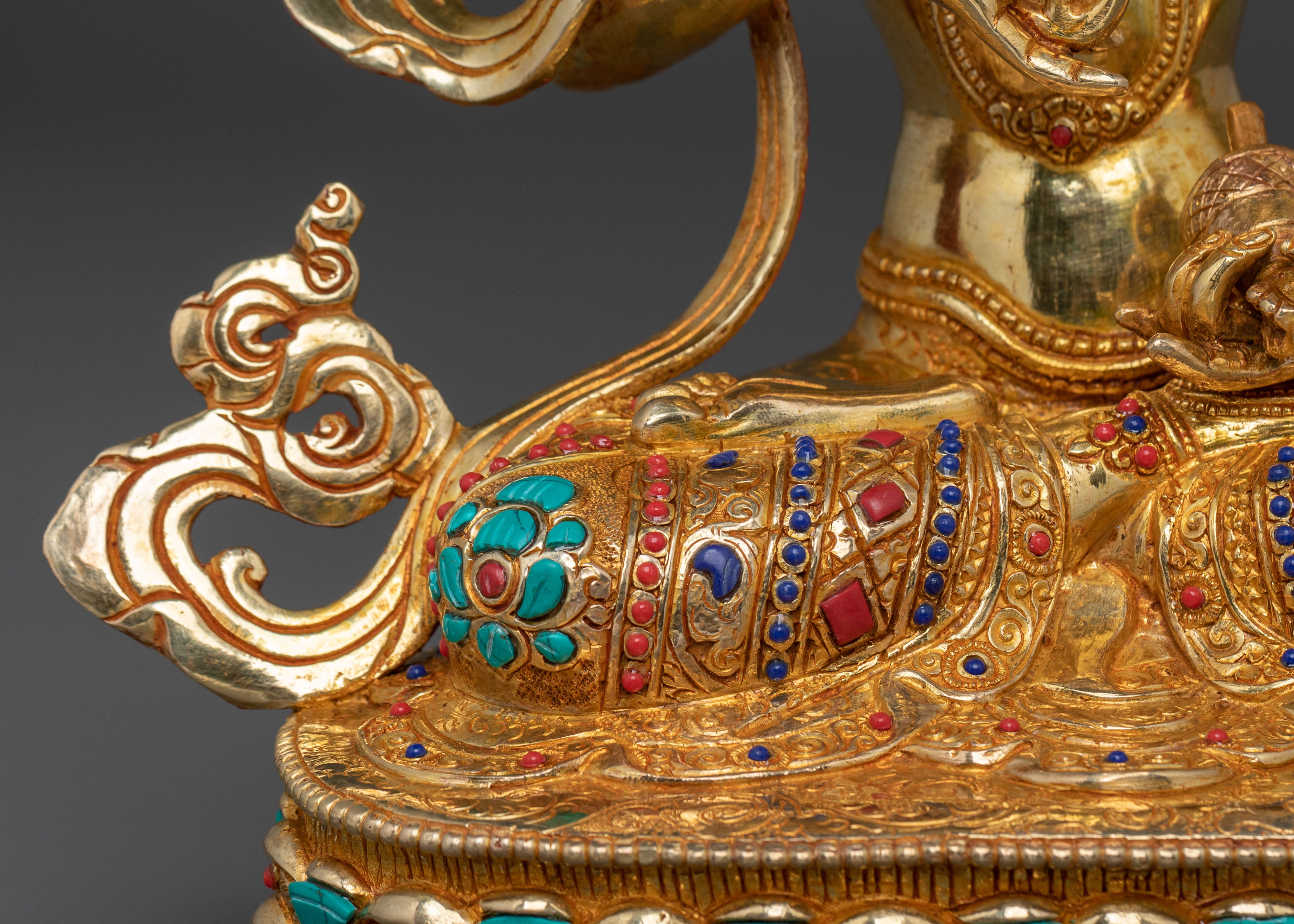 Vajrasattva 24k Gold Gilded Spiritual Form