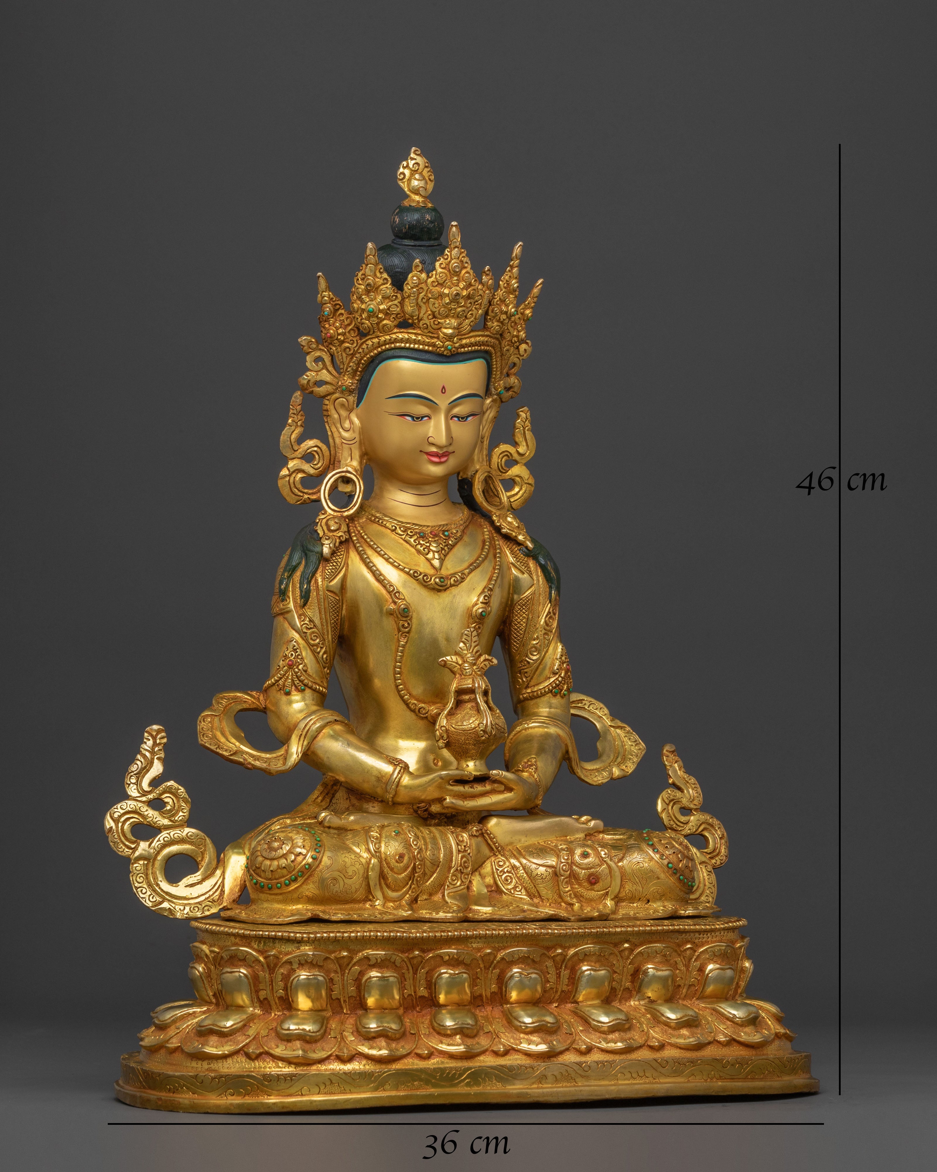 Amitayus Golden Statue | Buddhist Longevity