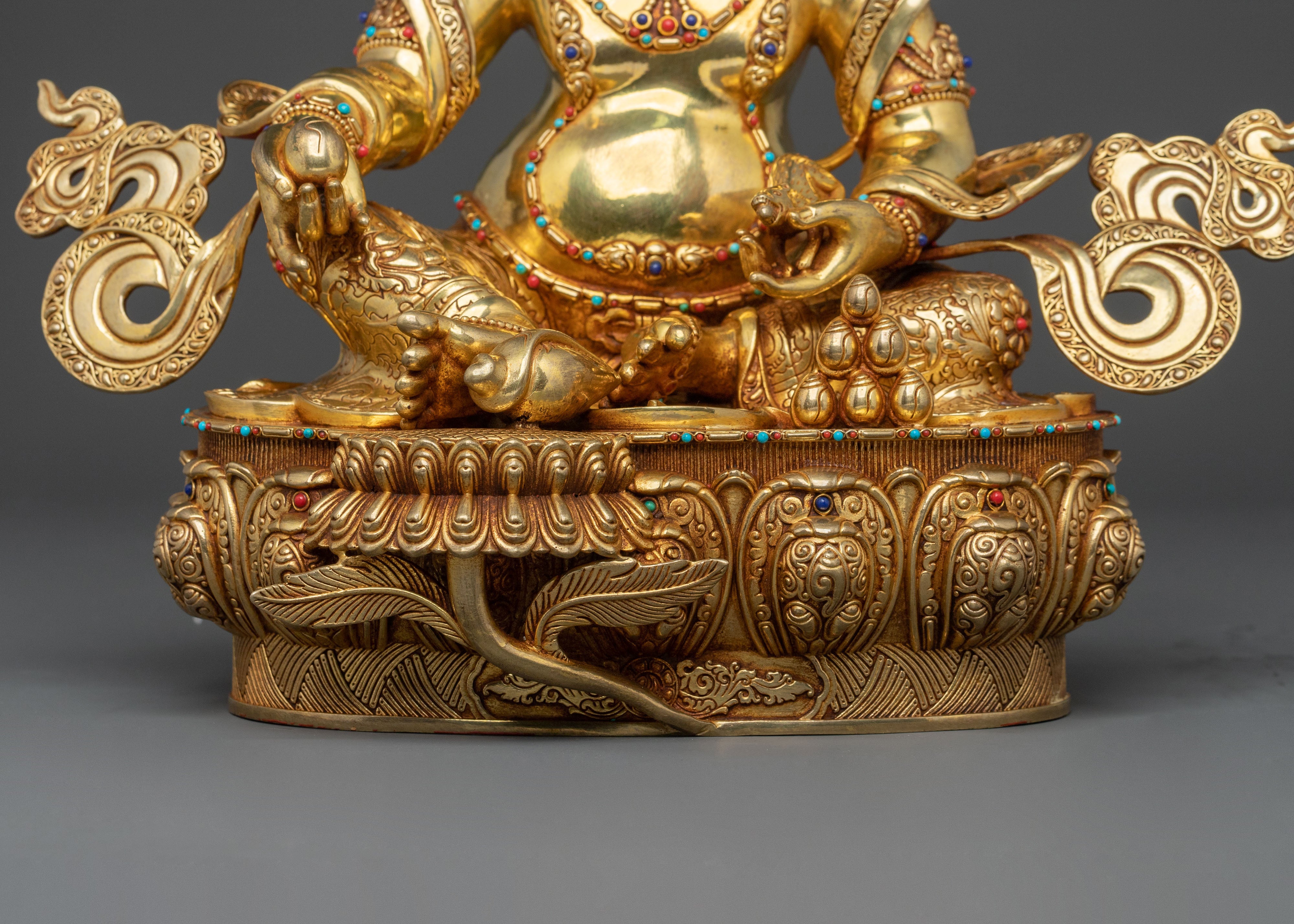 Wealth Deity: Dzambhala Statue | Spiritual Figurine