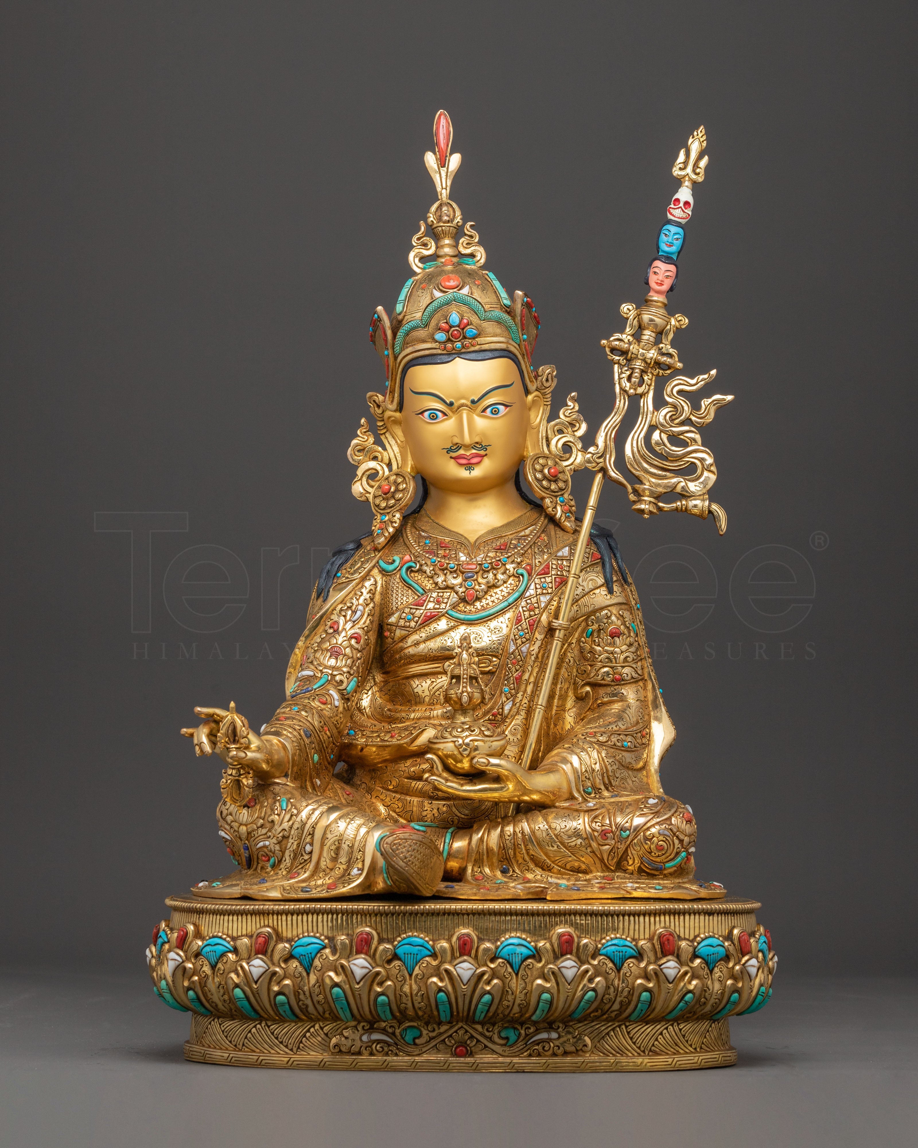 Guru Rinpoche Lotus Master Statue 