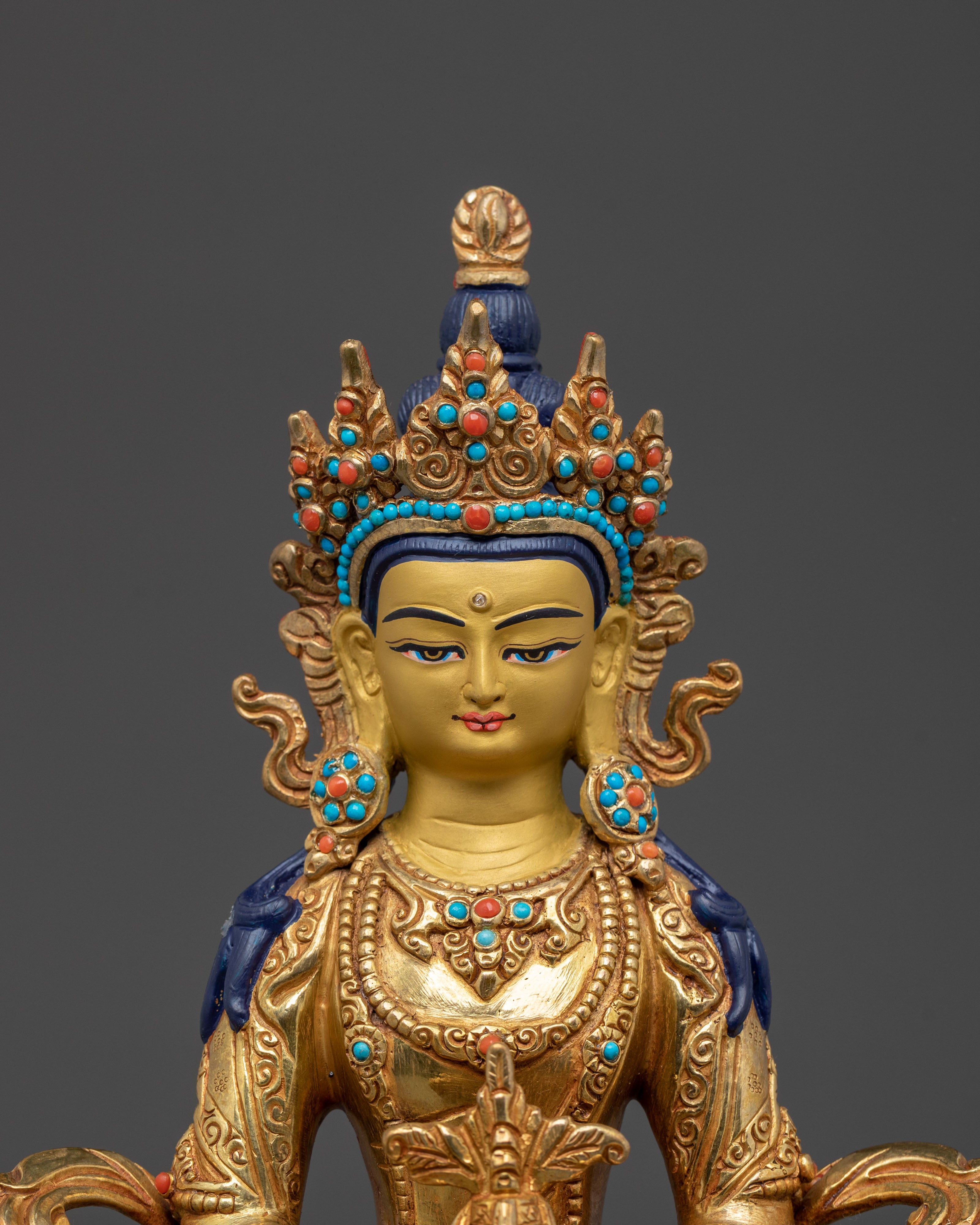 Amitayus Golden Statue: Longevity Buddha