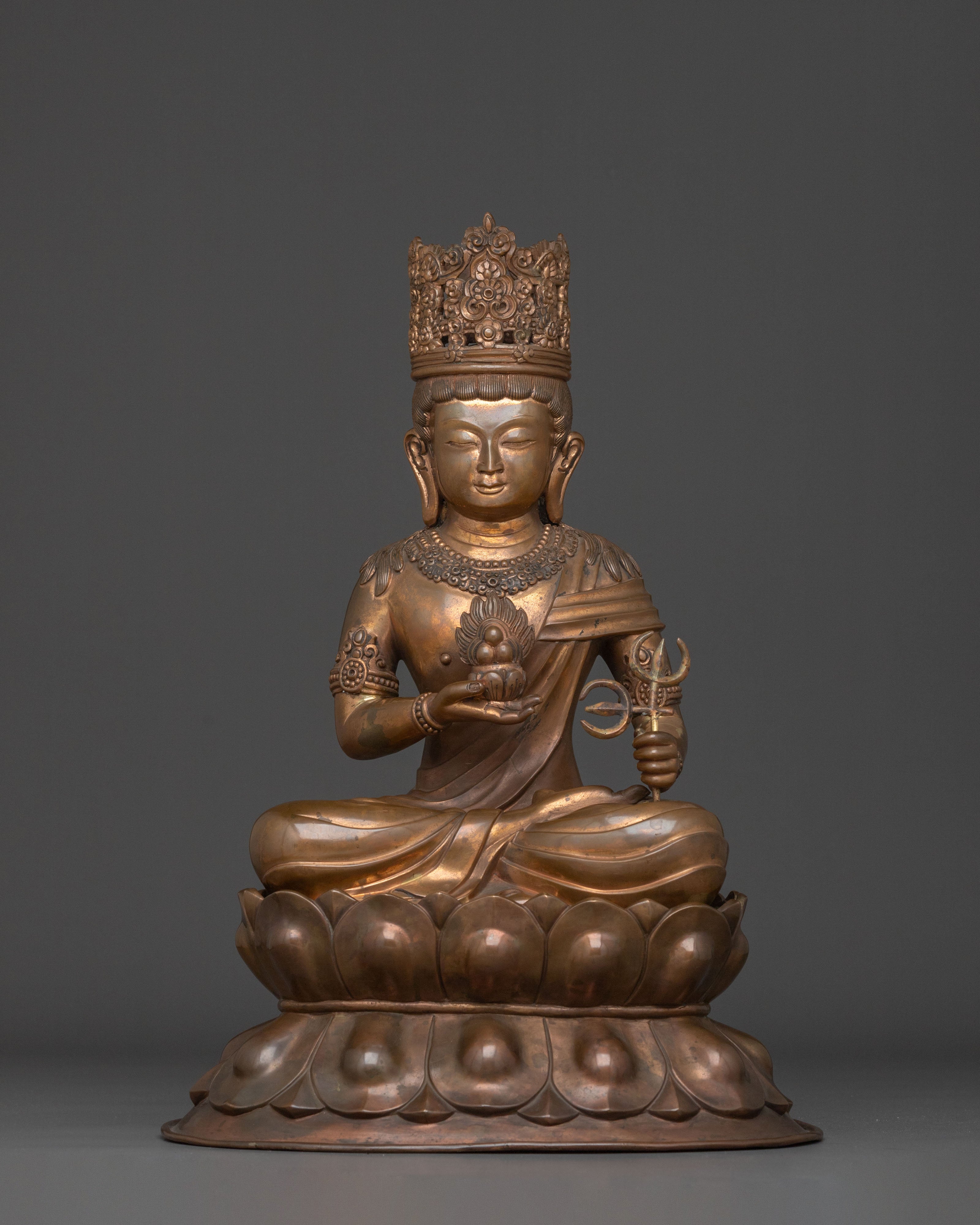 Guardian of the Vulnerable Kshitigarbha Statue | Buddhist Altar Decor