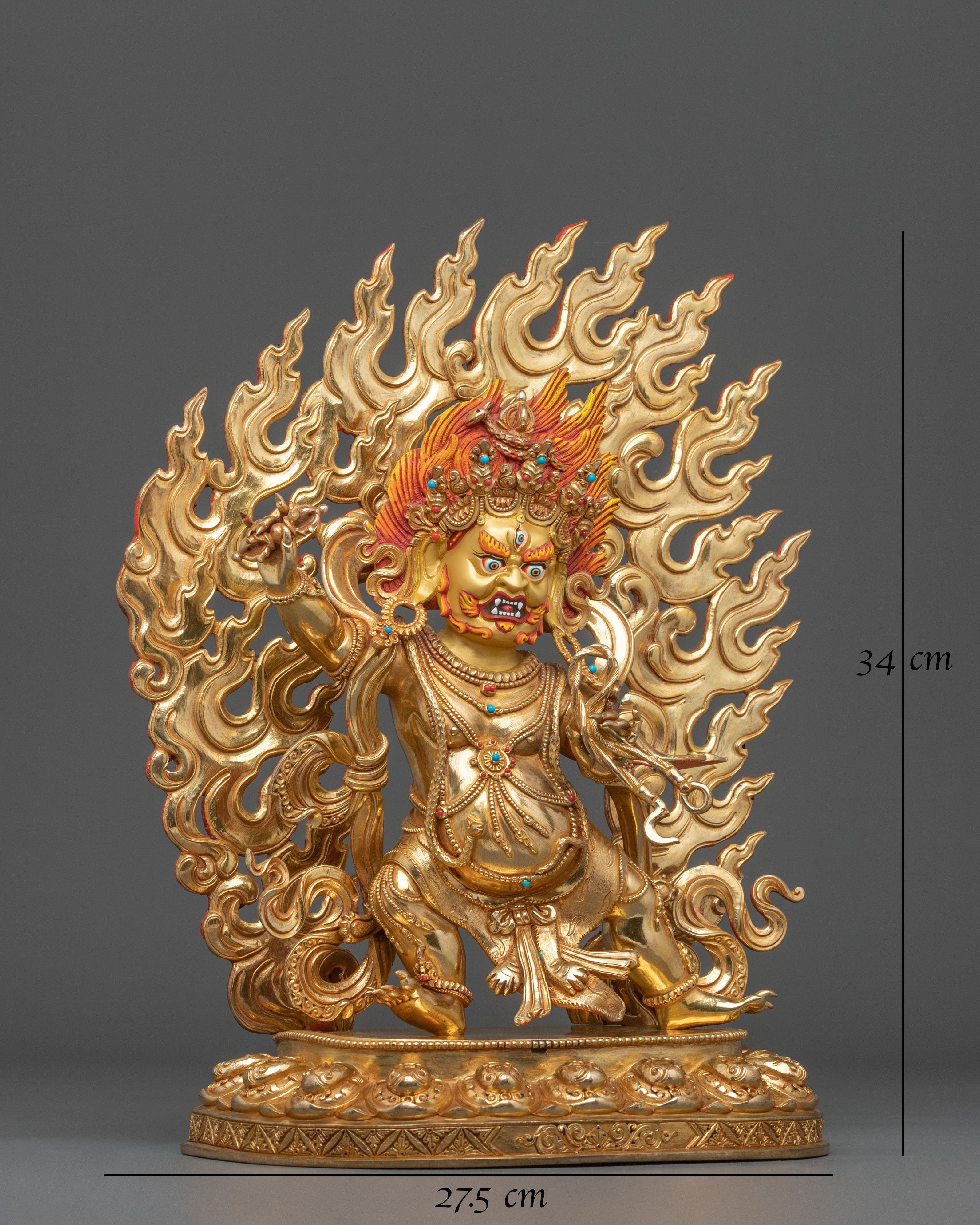 Vajrapani Buddhist Protection Statue | Dharma Guardian Sculpture