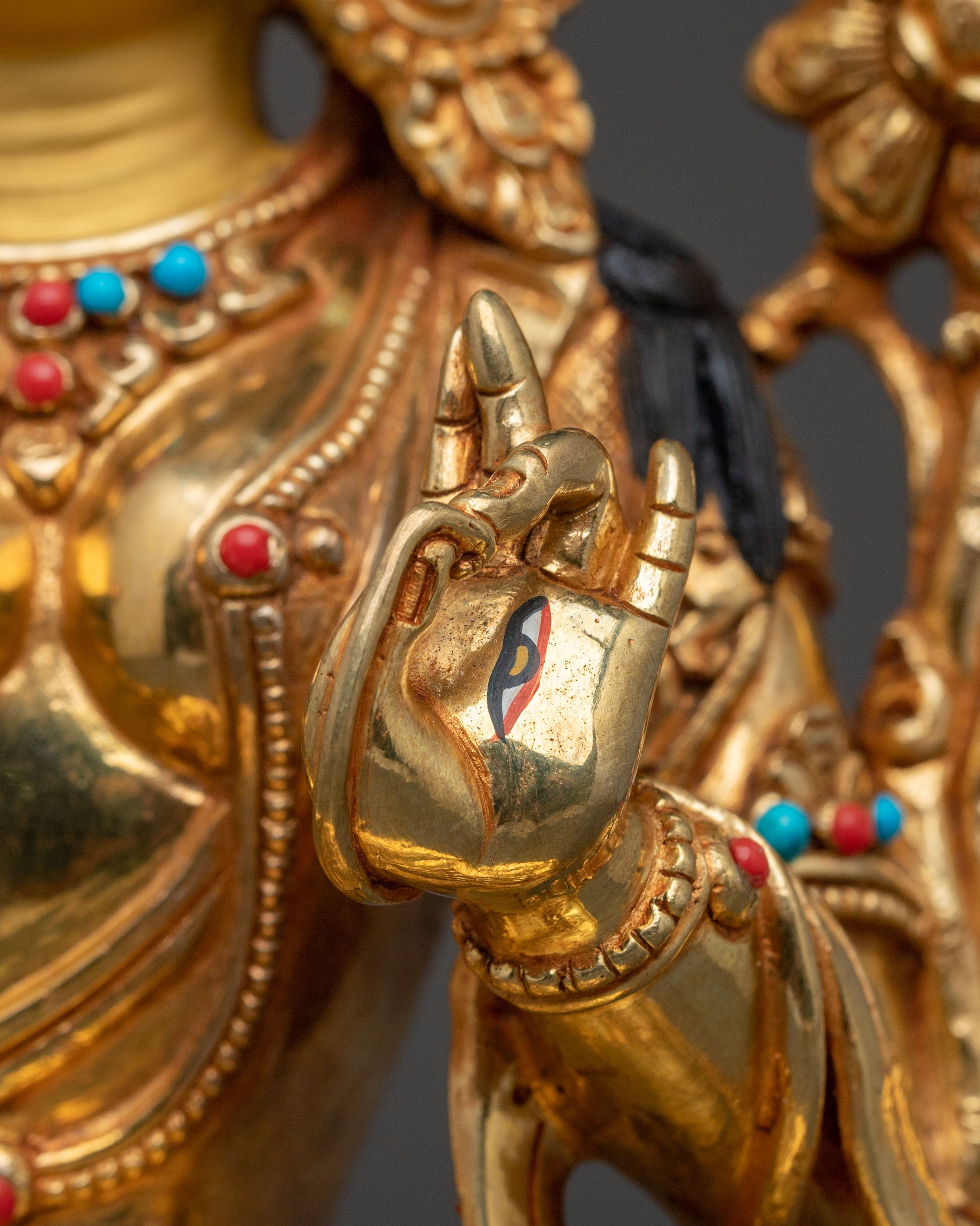 White Tara Sculpture | Tibetan Buddhist Goddess