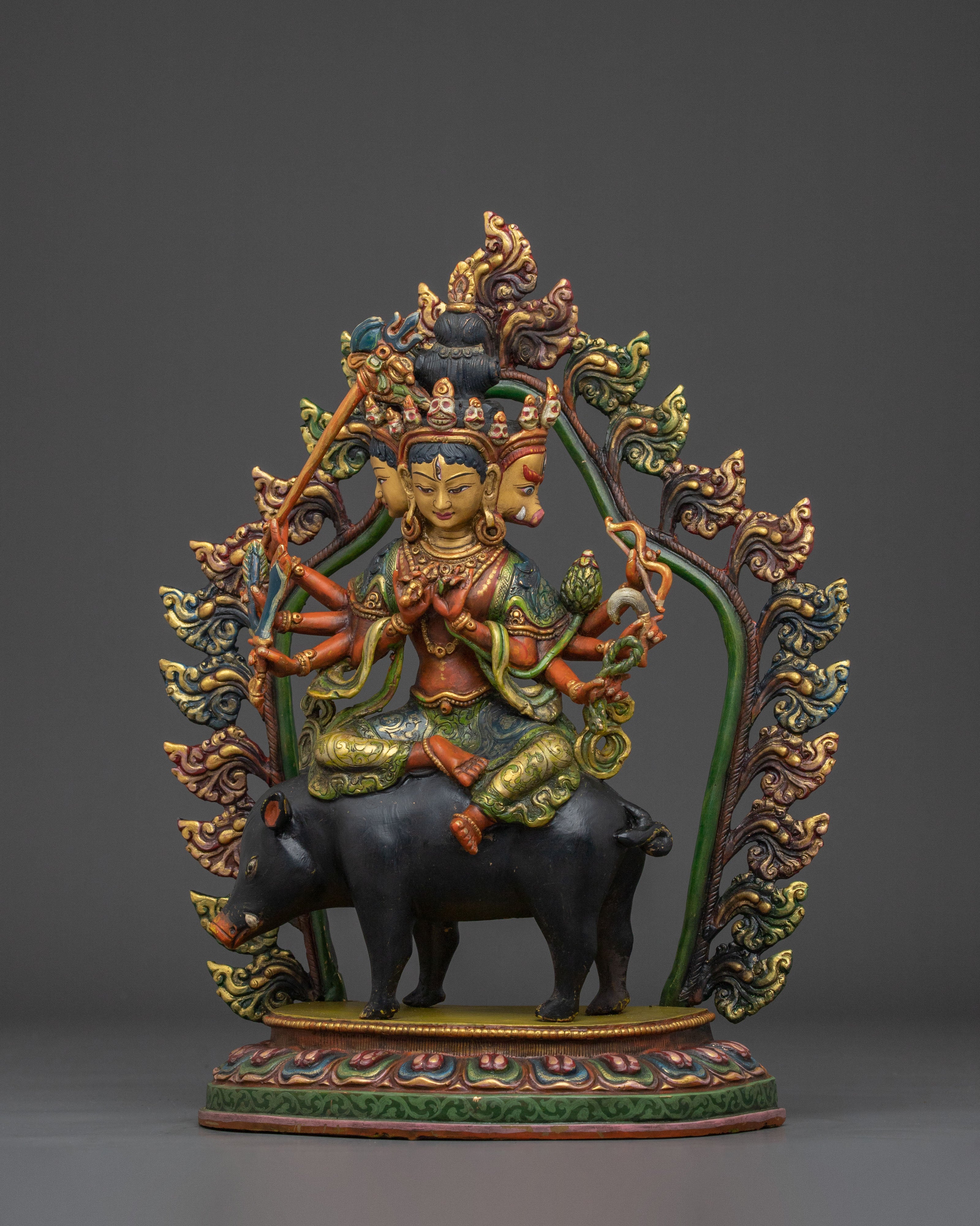 Marici Statue: Tibetan Buddhist Goddess
