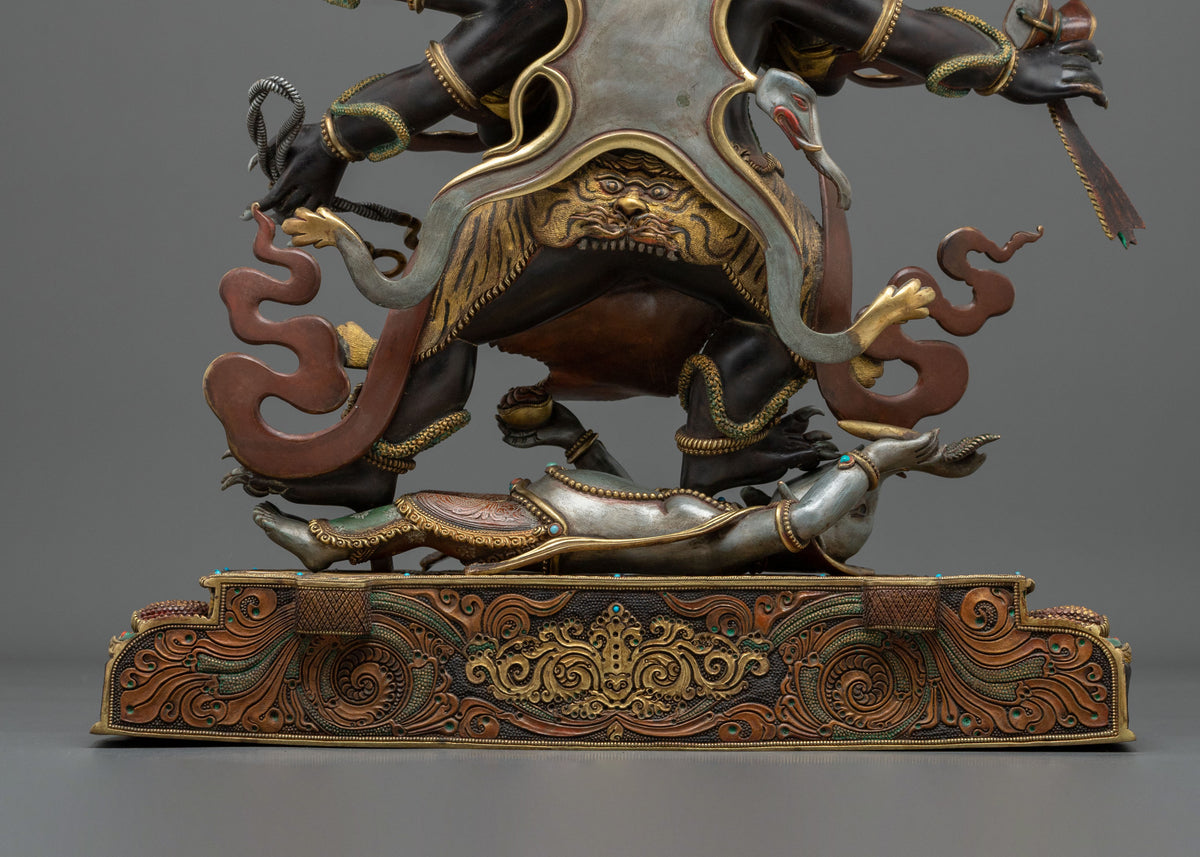 Six-Armed Mahakala Statue of Protection | Wrathful Deity