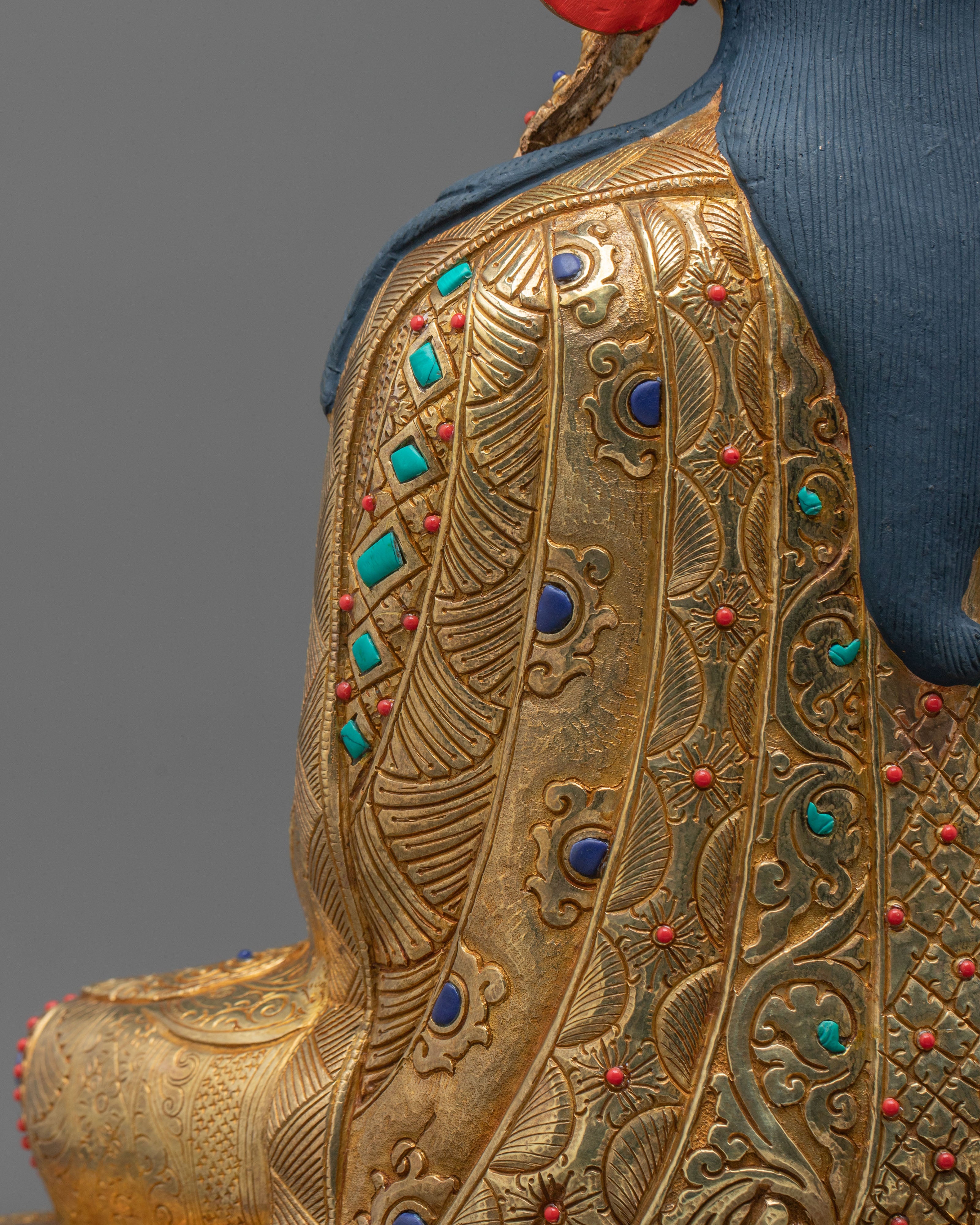 Padmasambhava Sacred Sculpture: Buddhist Decor