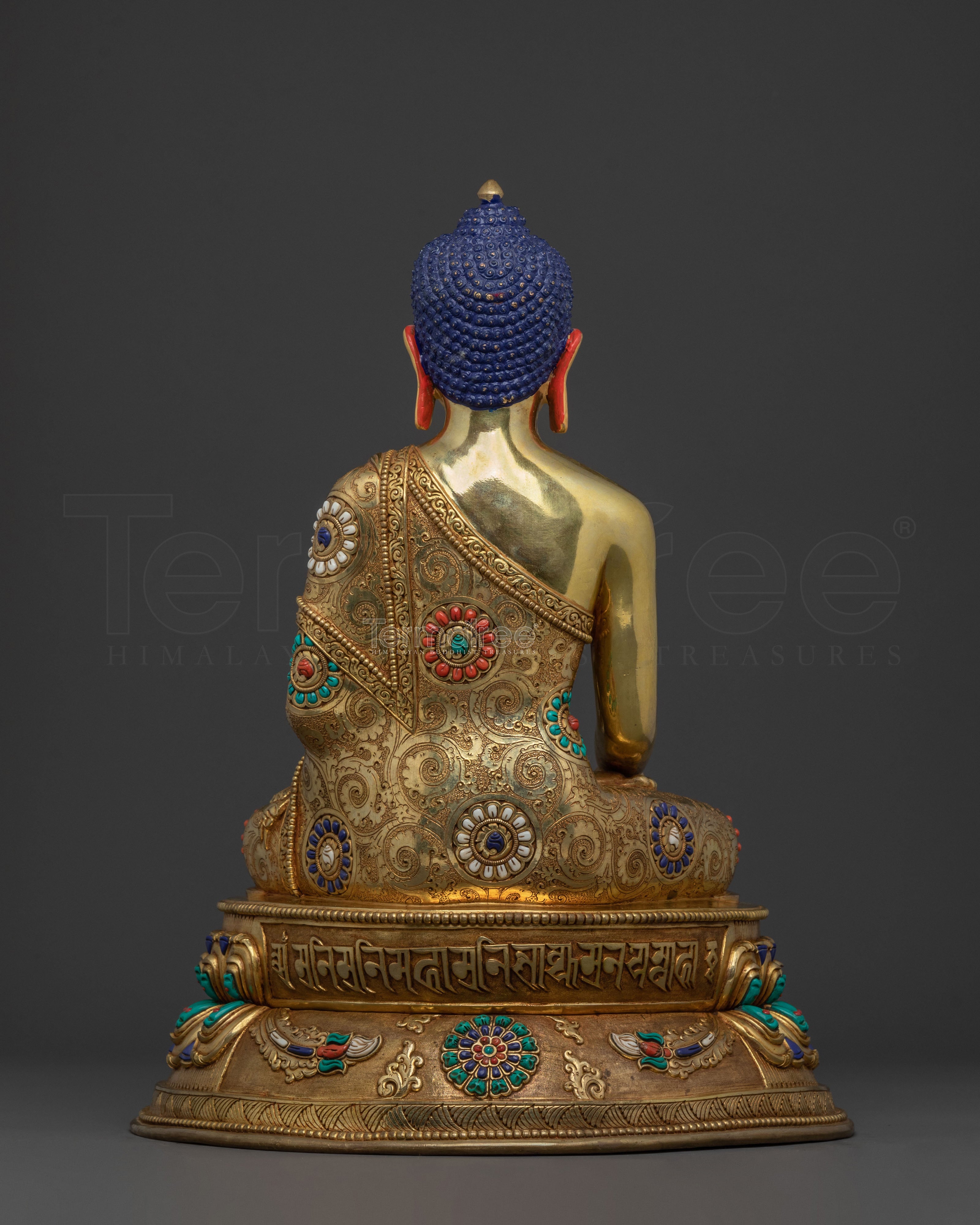 Shakyamuni Buddha Statue | 24K Gold Gilded Art