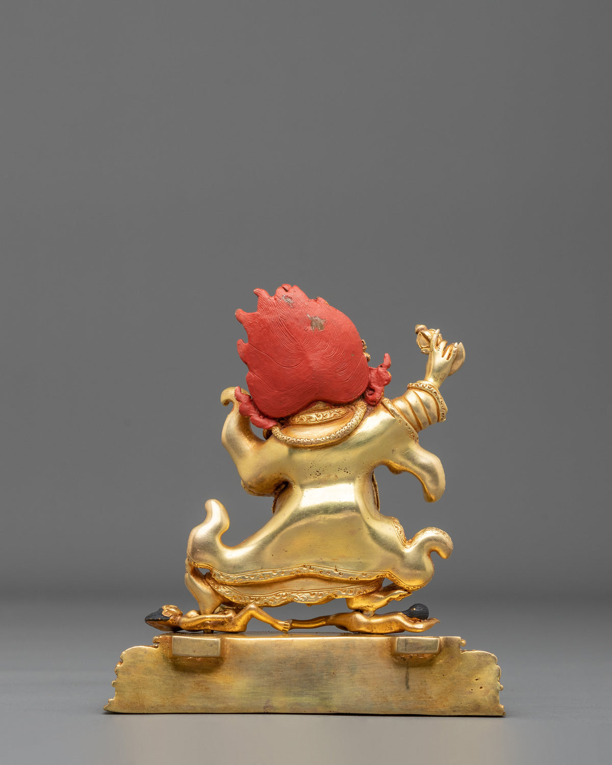 Mahakala Bernakchen Statue | Black-Cloaked Protector