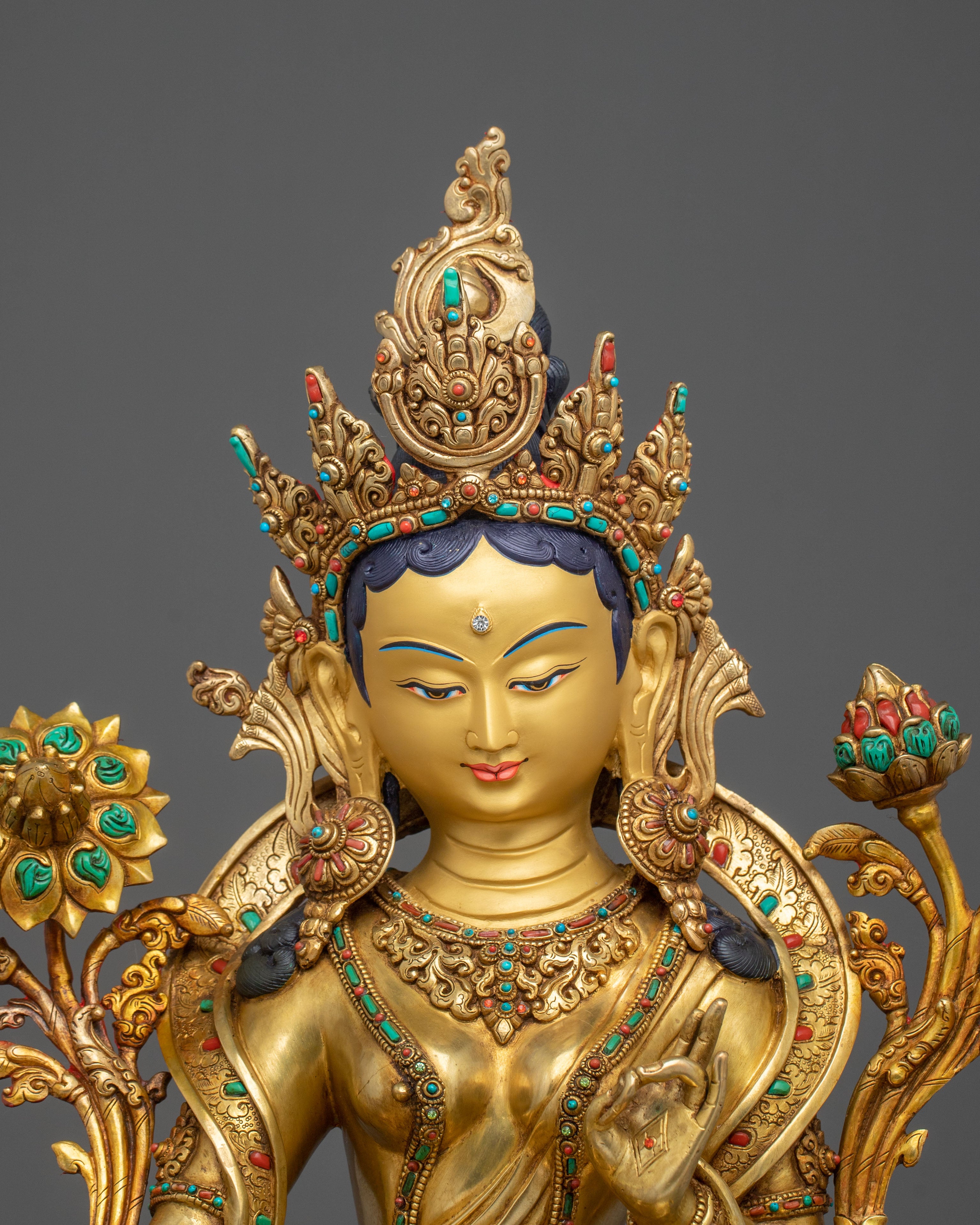 Green Tara Peace and Liberation Statue | Goddess of Compassionate Action