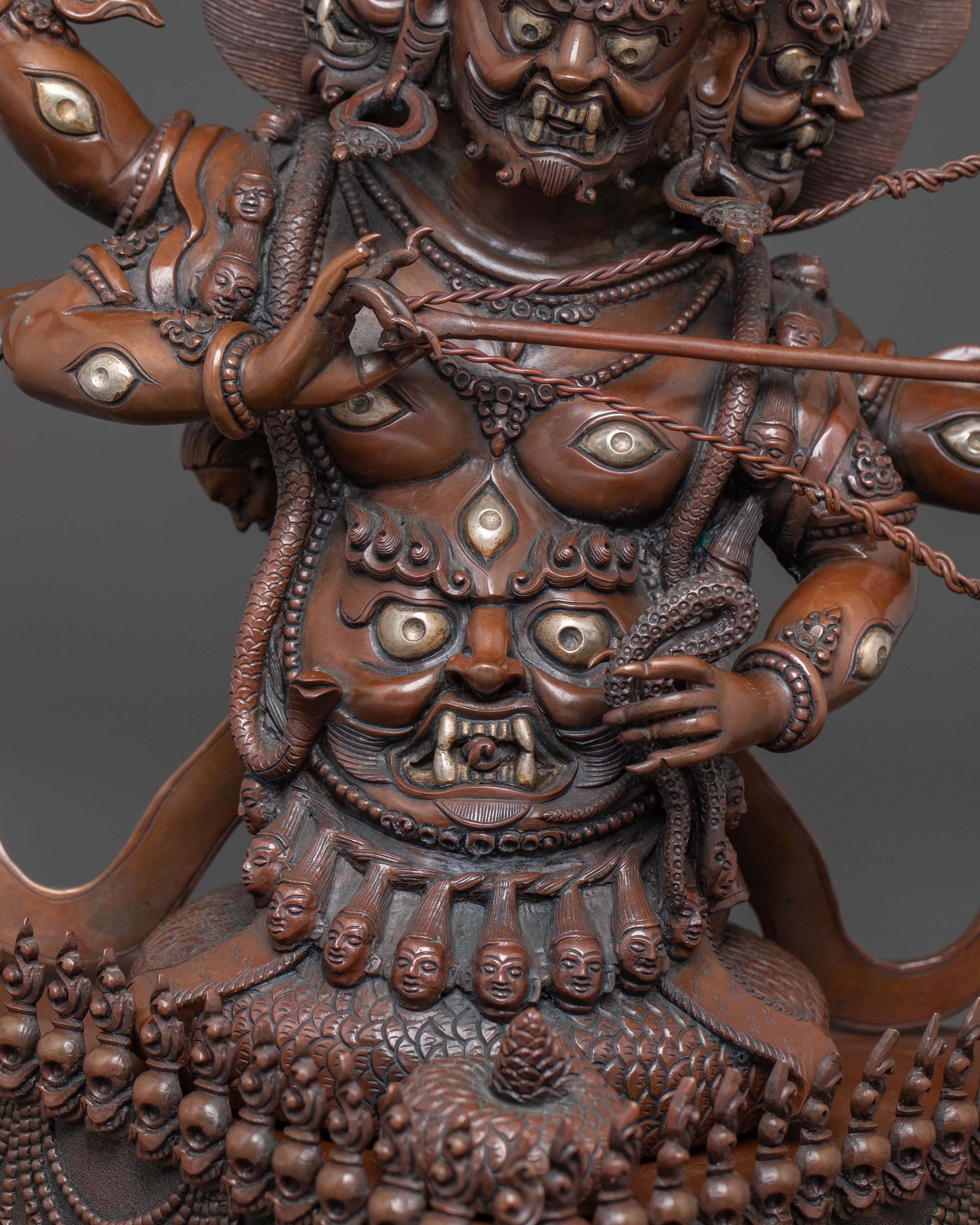 Nyingma protector Rahula Statue | Worldly Protector