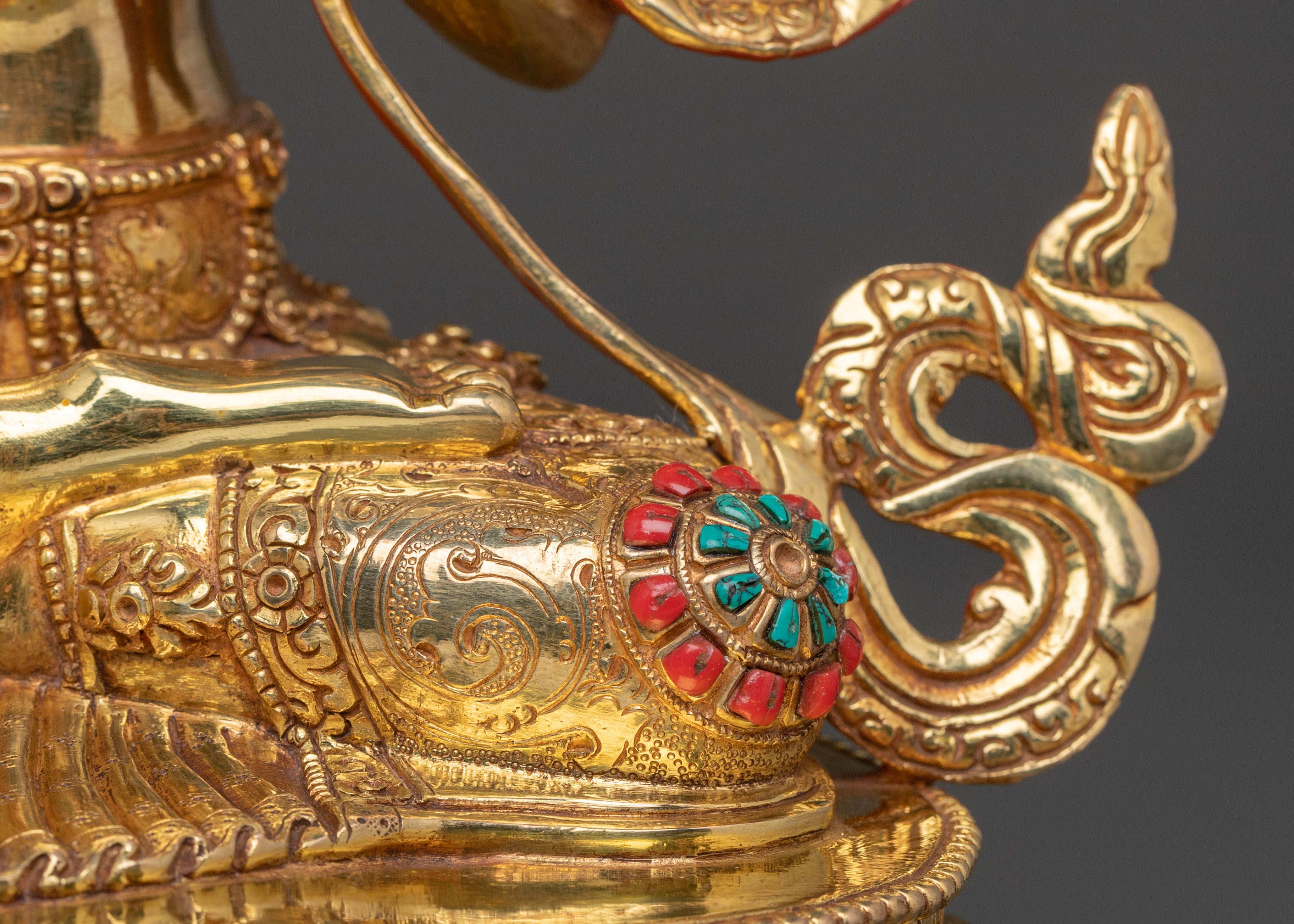 Handcrafted Manjushri Statue | Spiritual Decor for Wisdom