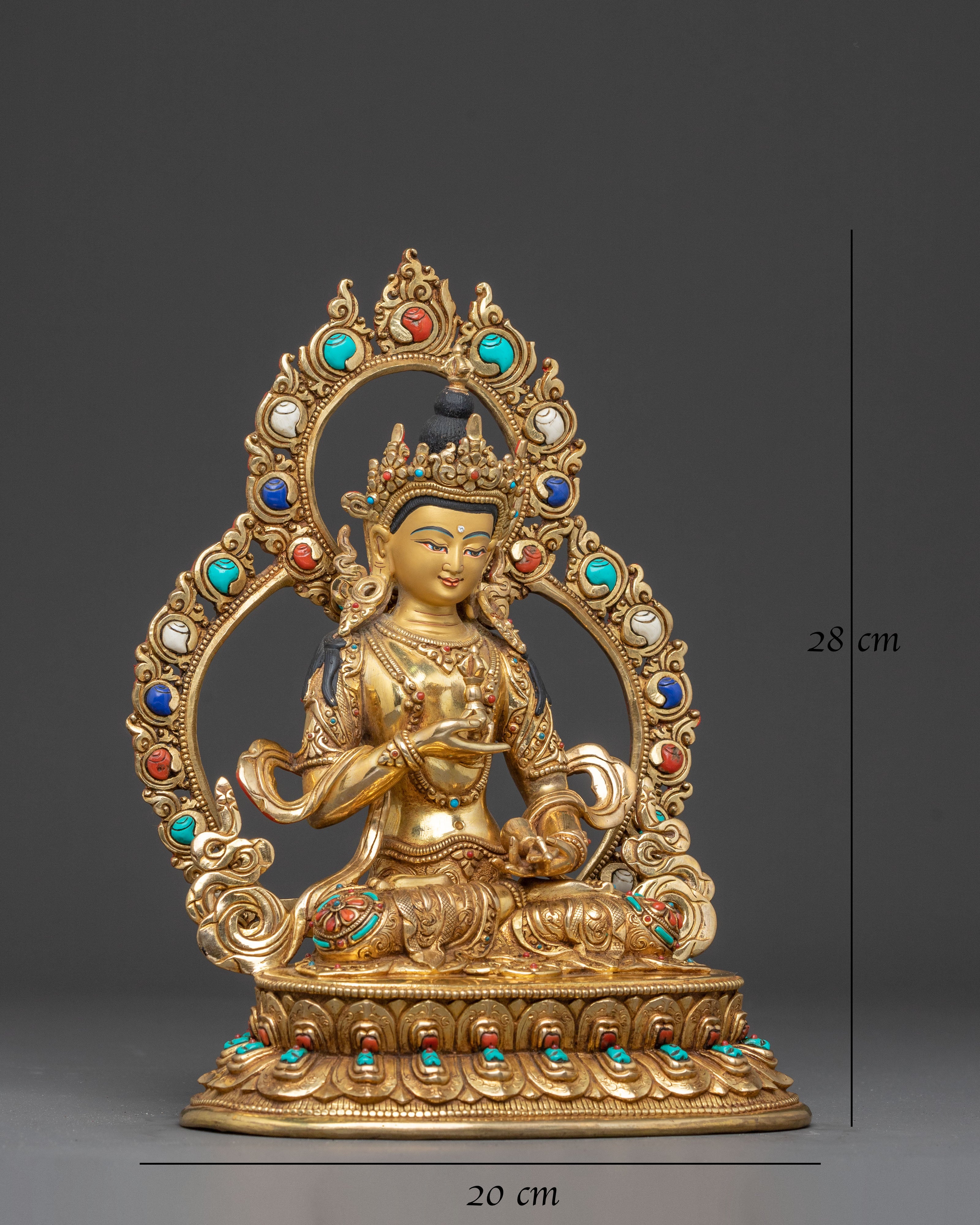 Purification Symbol Vajrasattva Copper Statue 