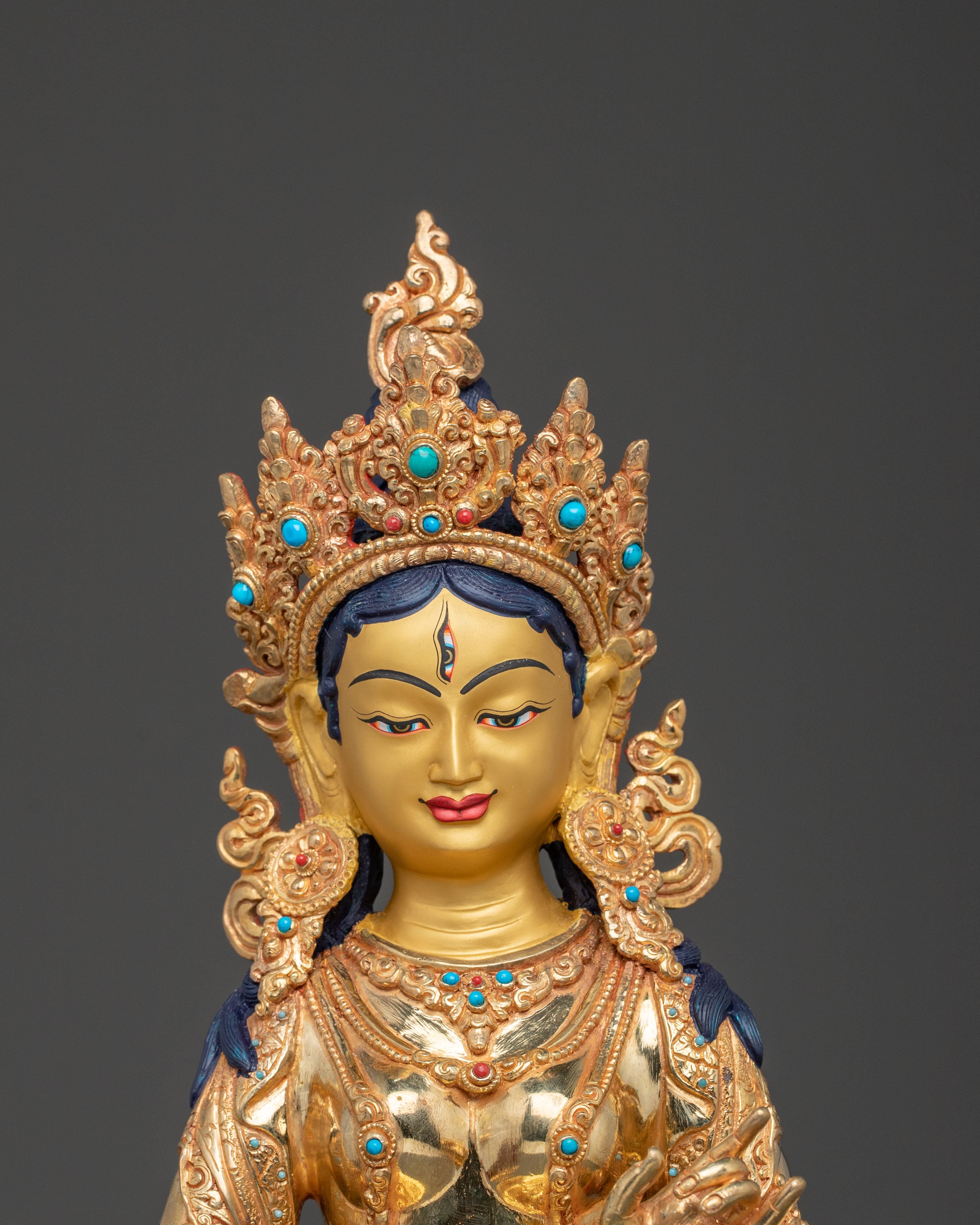 Dukar Golden Statue | Meditation Figure