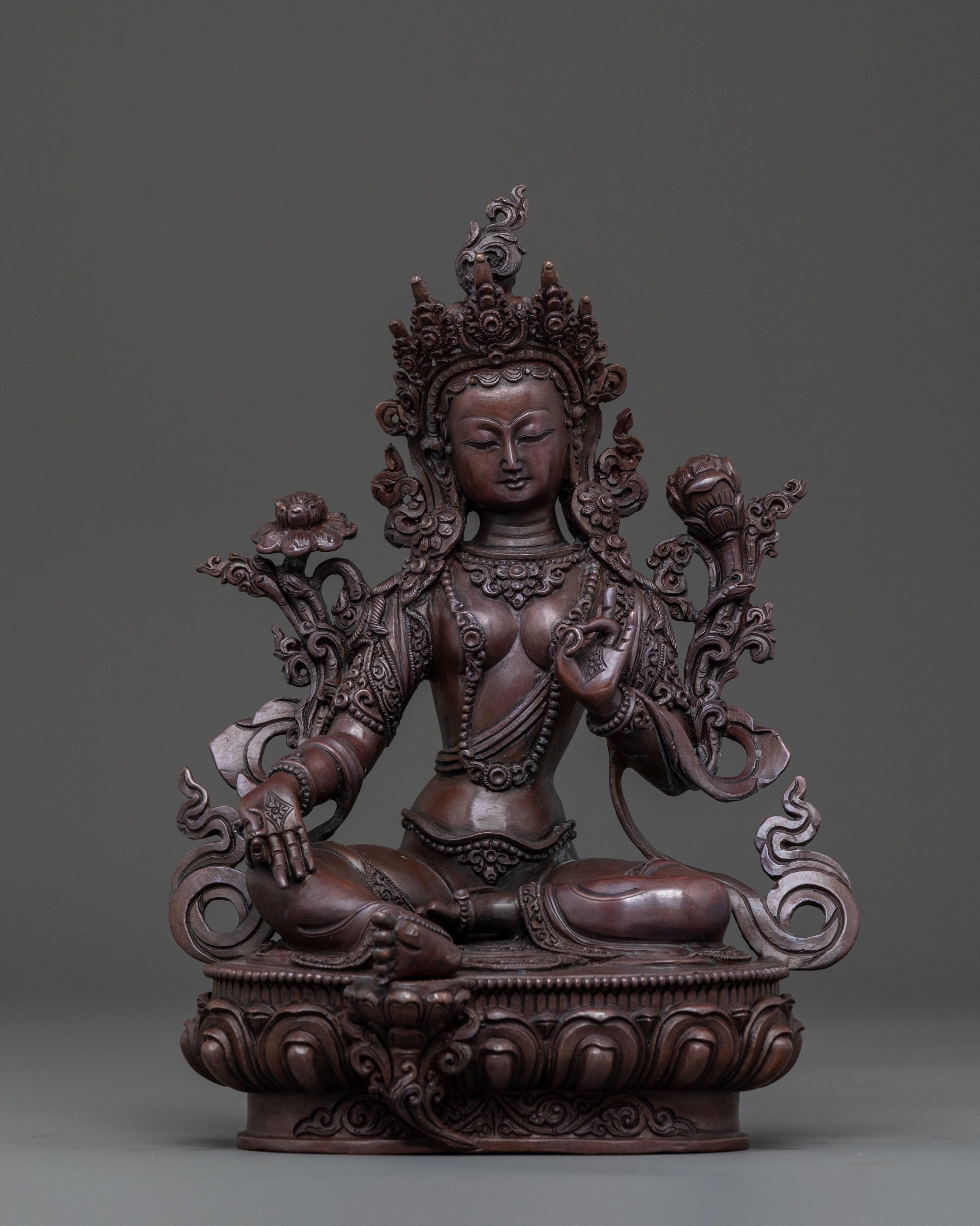 Green Tara Protector Figurine