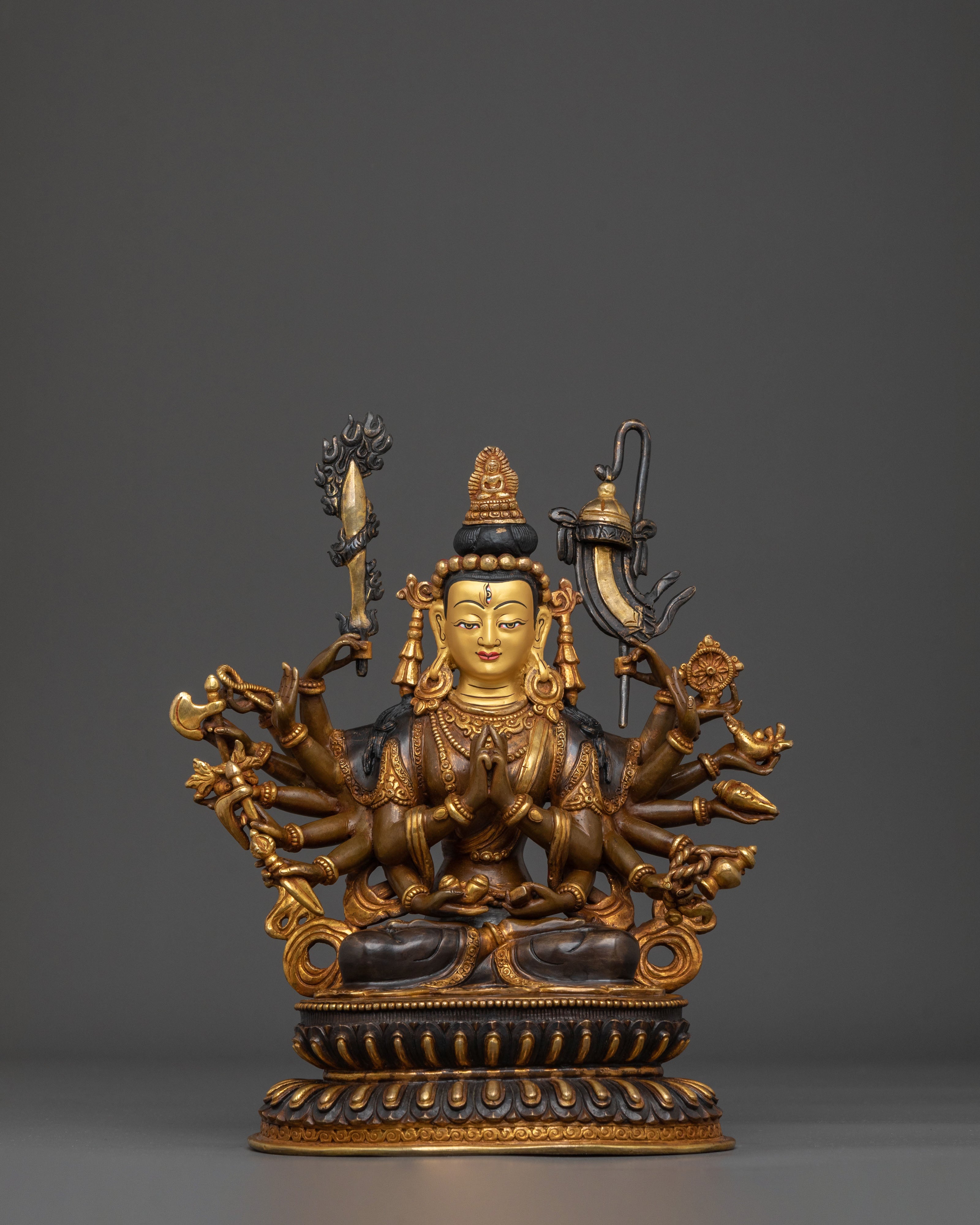 Hand-Carved Chundi Statue | Home Decor