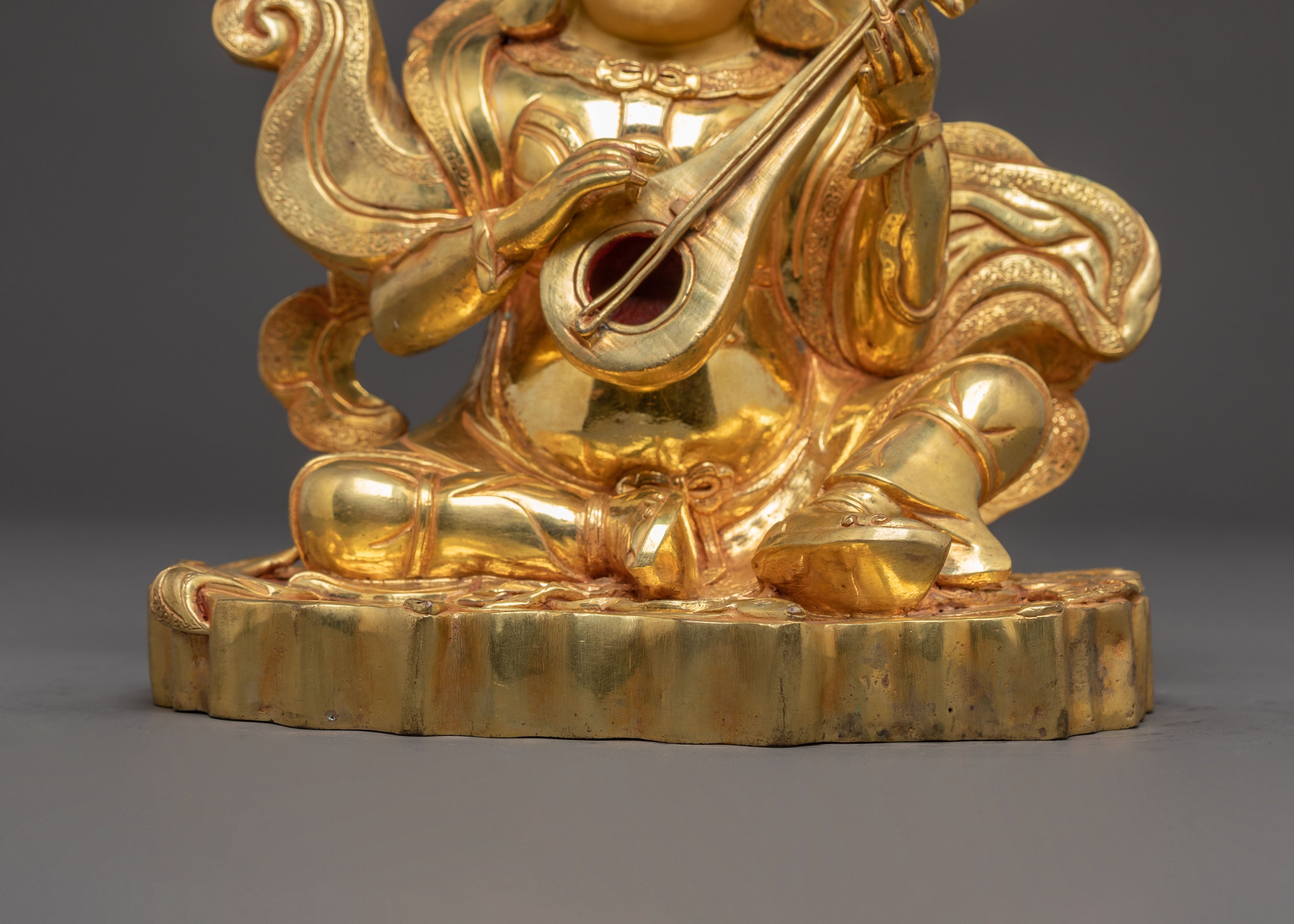 Handmade Dhritarashtra Protector Statue | Guardian of Dharma