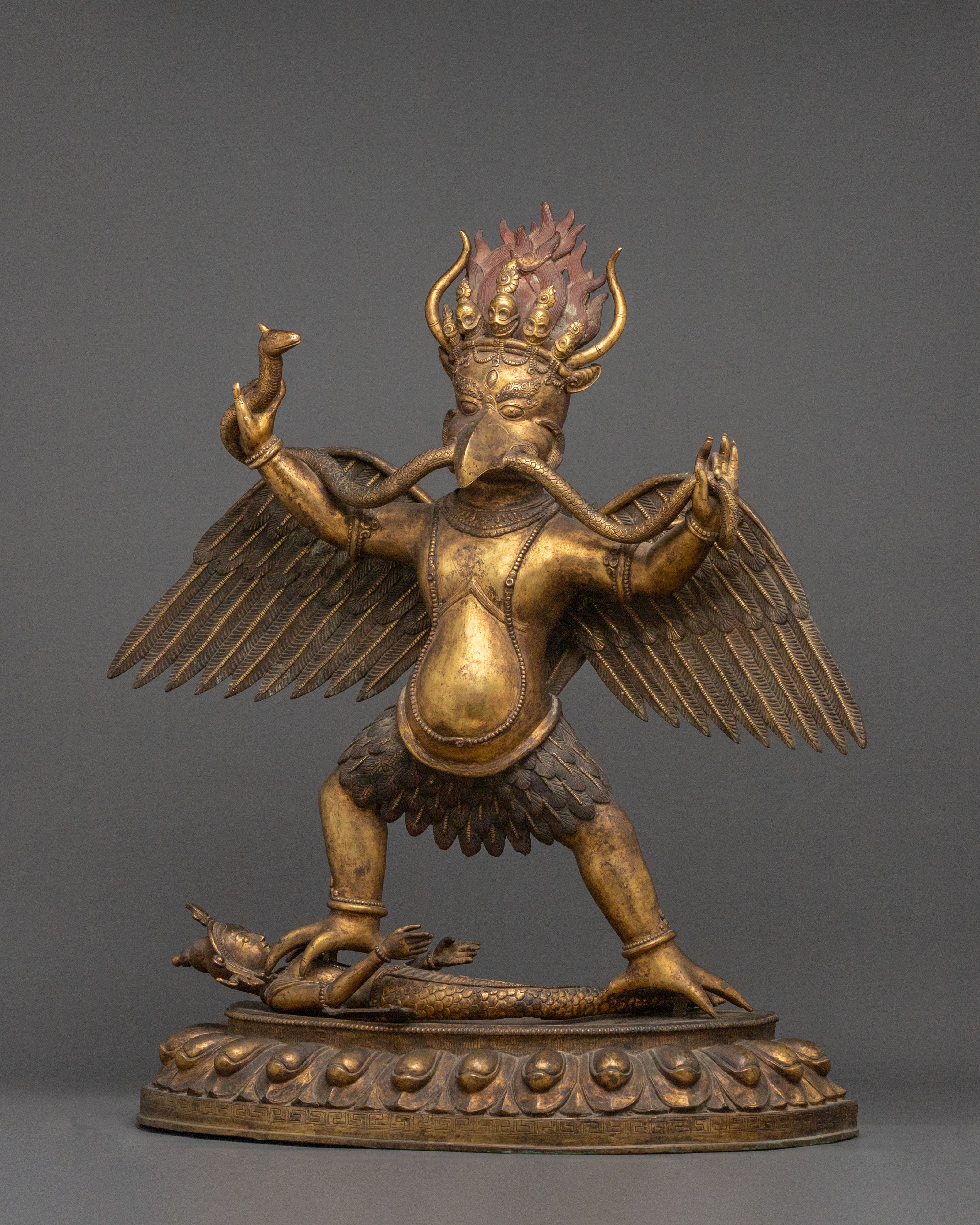 Majestic Garuda Statue | Hindu God
