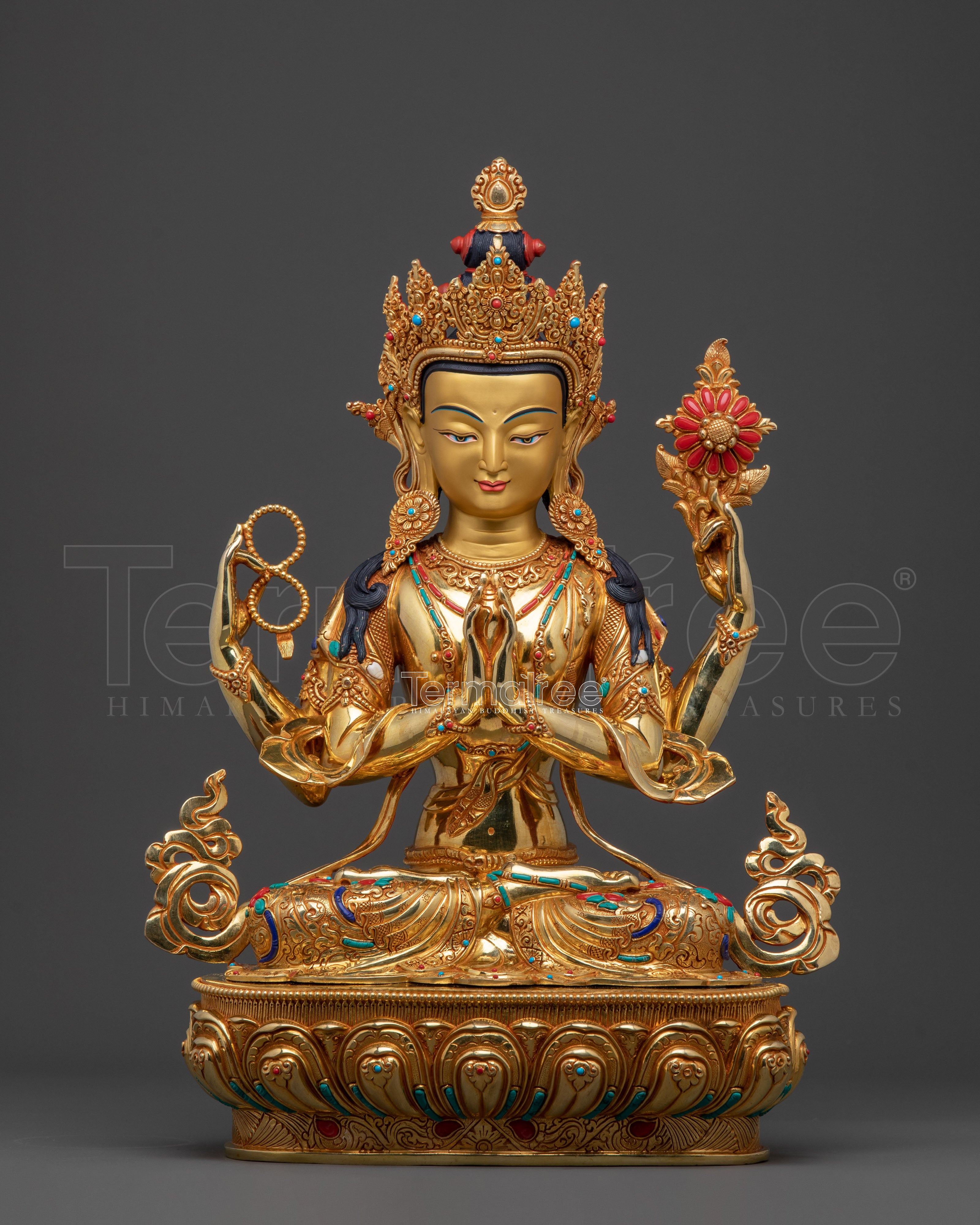 Patron Deity Chenrezig Statue | Symbol of Infinite Compassion