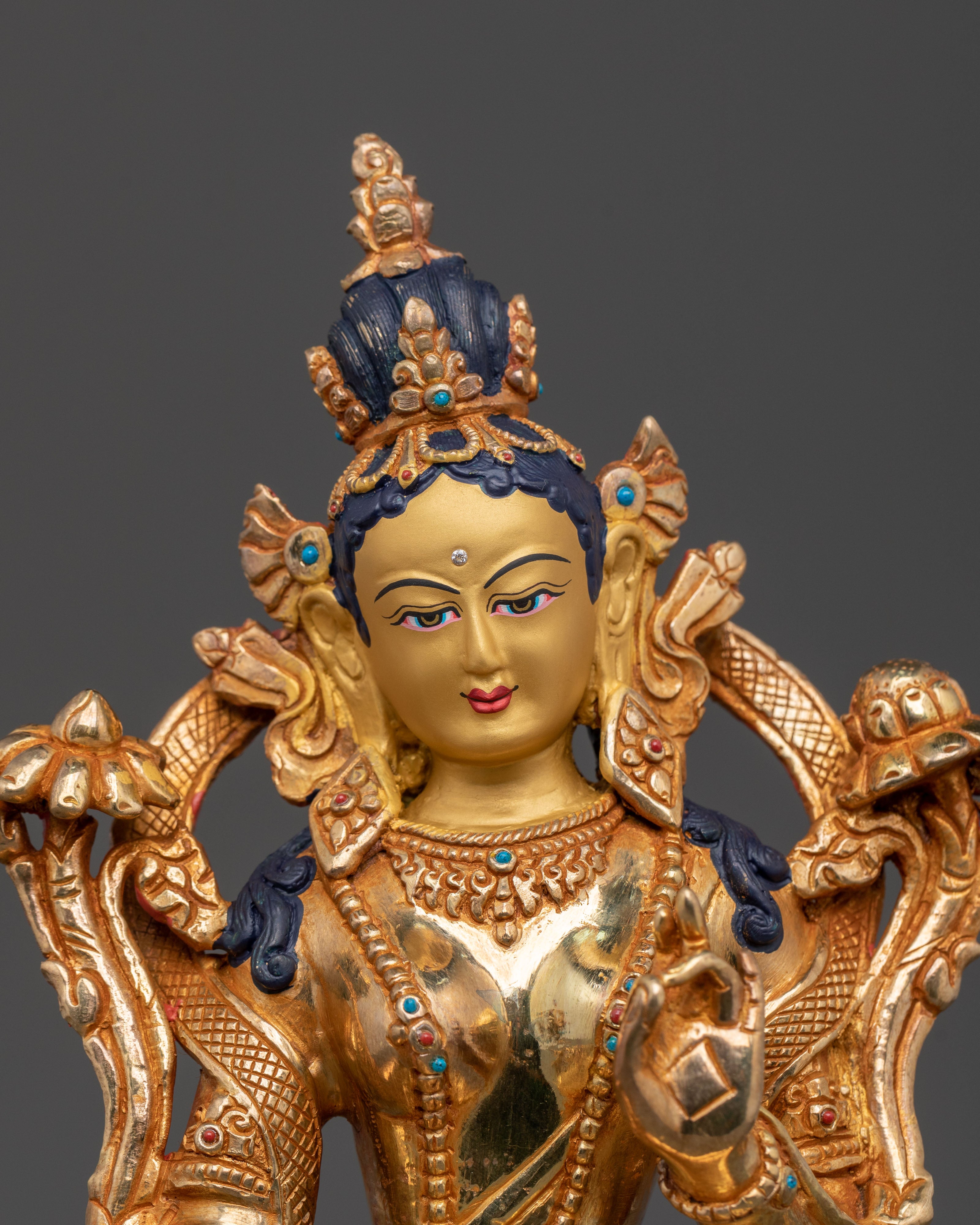 Green Tara Statue | Tibetan Goddess of Protection