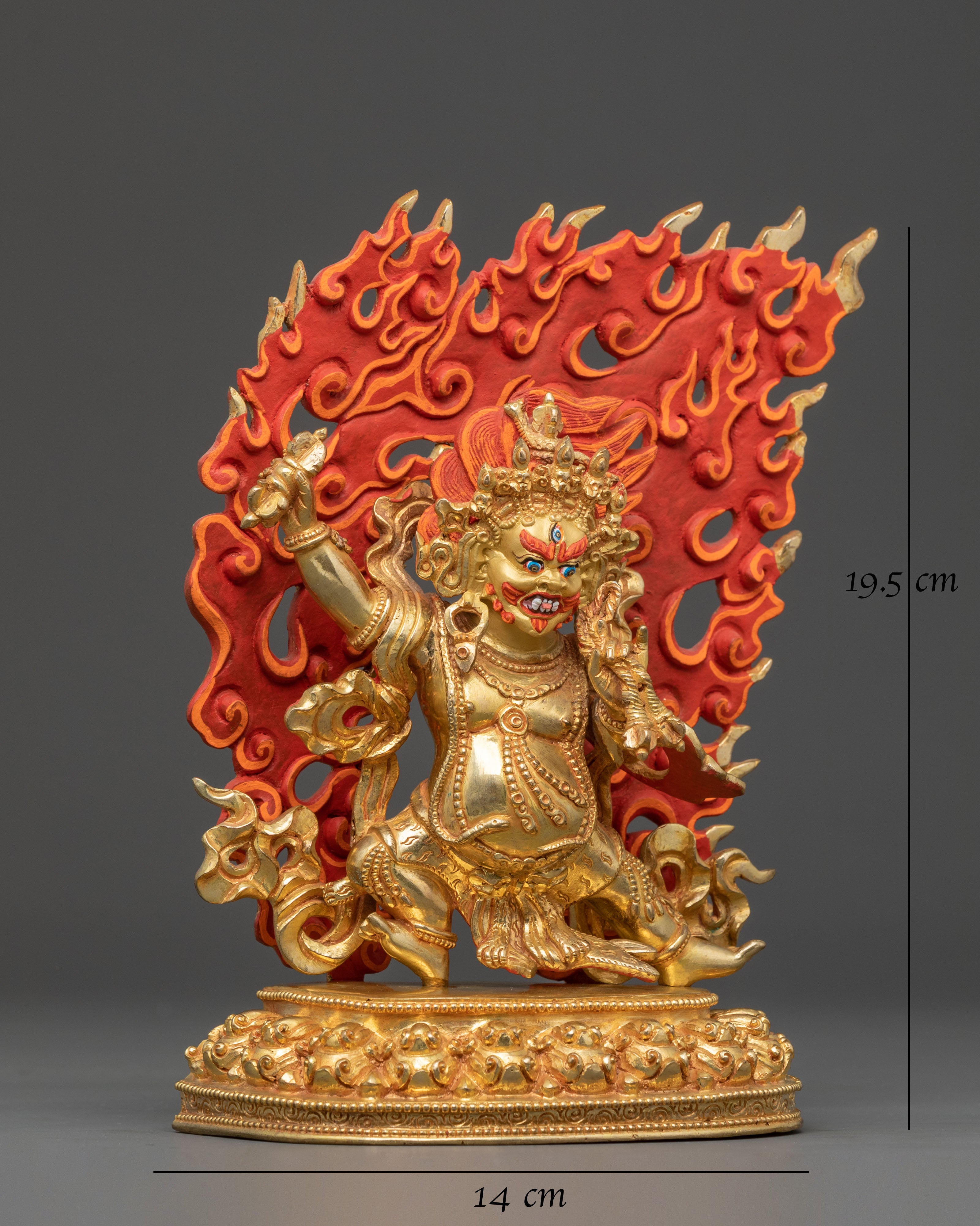 Vajrapani Deity Statue | Spiritual Protection & Meditation Deco