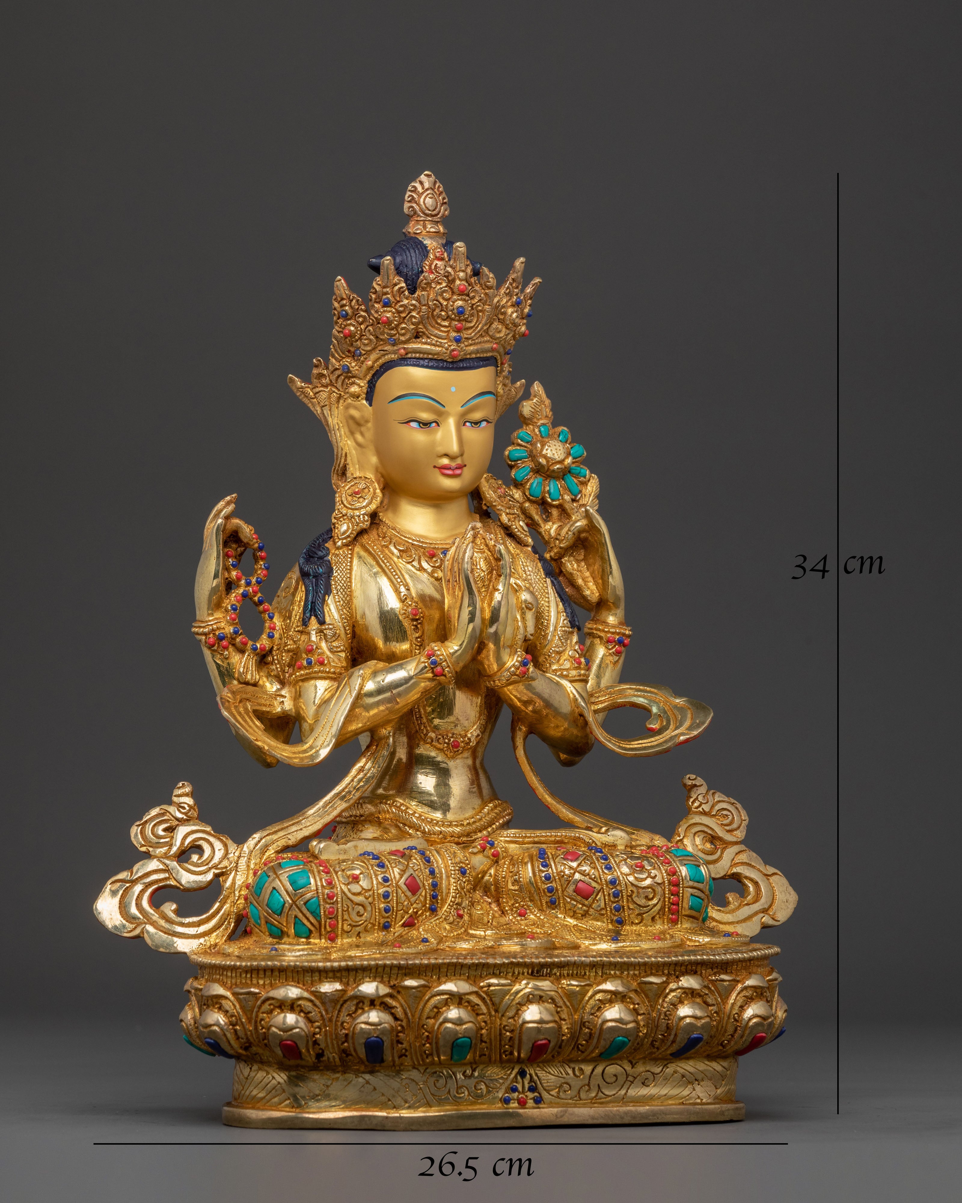 Chenrezig Blessing Statue | Symbol of Compassion and Spiritual Blessings