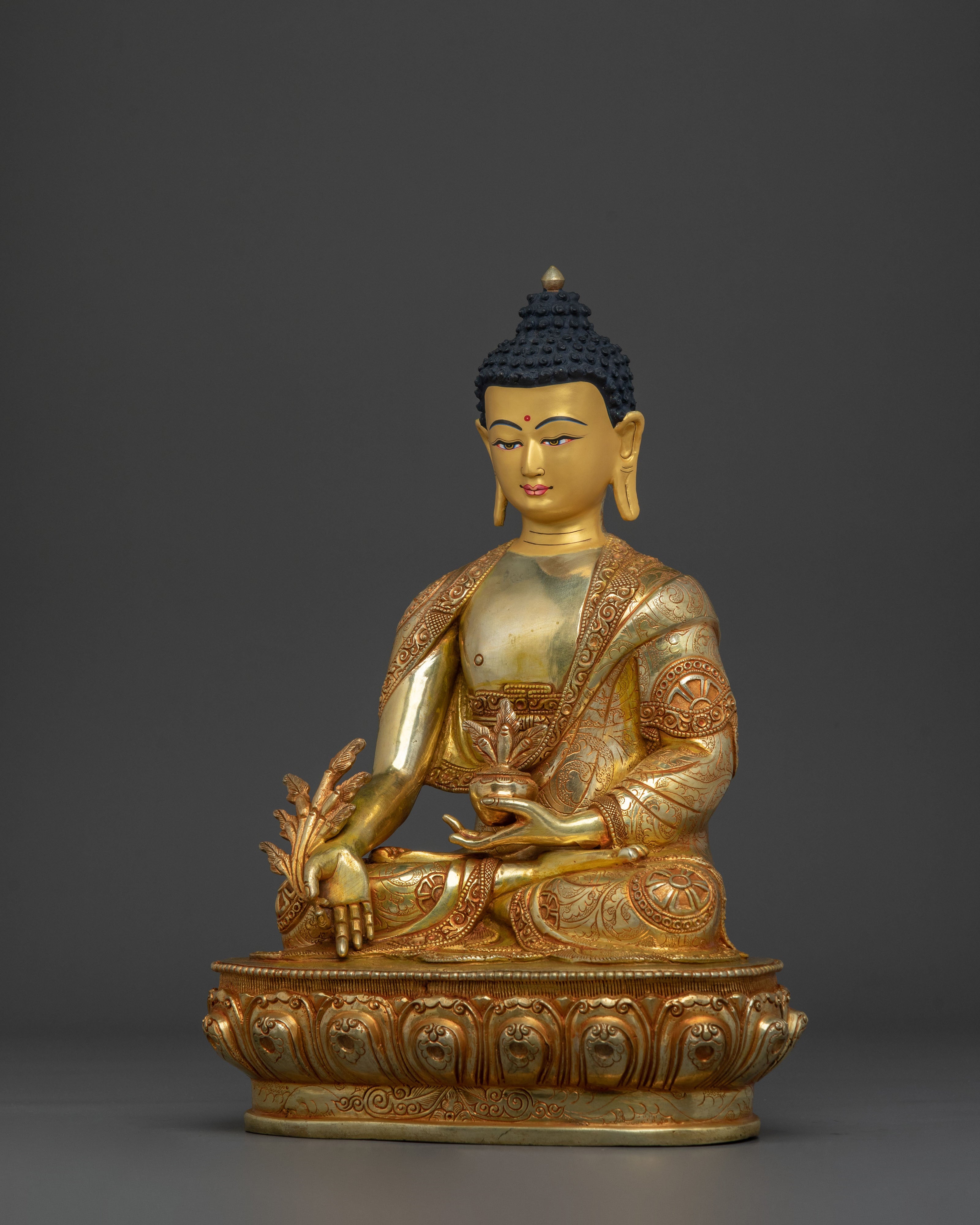 Handmade Medicine Buddha Statue of Spiritual Healing