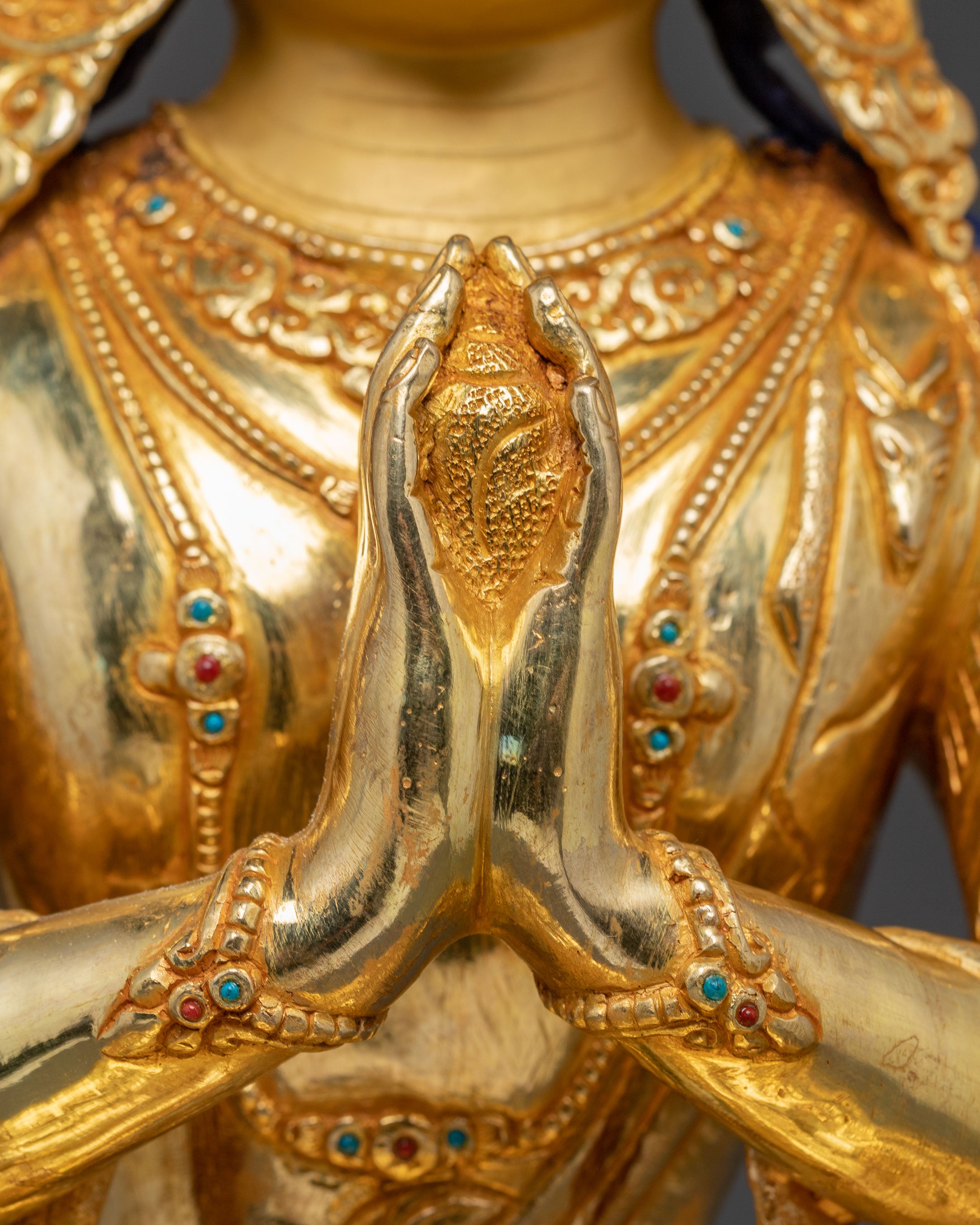Handmade Bodhisattva of Compassion Chenrezig Statue